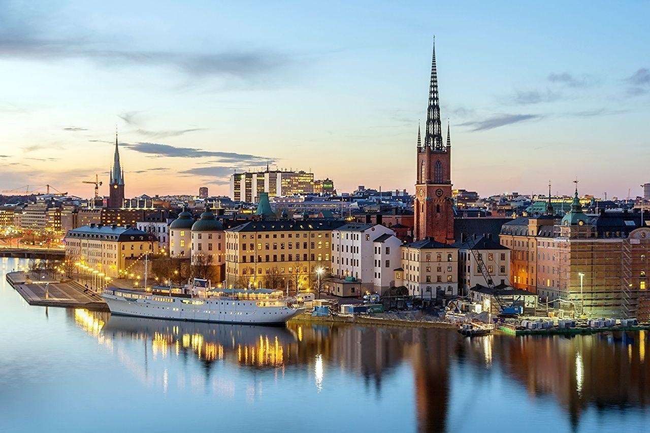 1280x860 Wallpaper Sweden Houses Rivers Stockholm Cities Image, Desktop