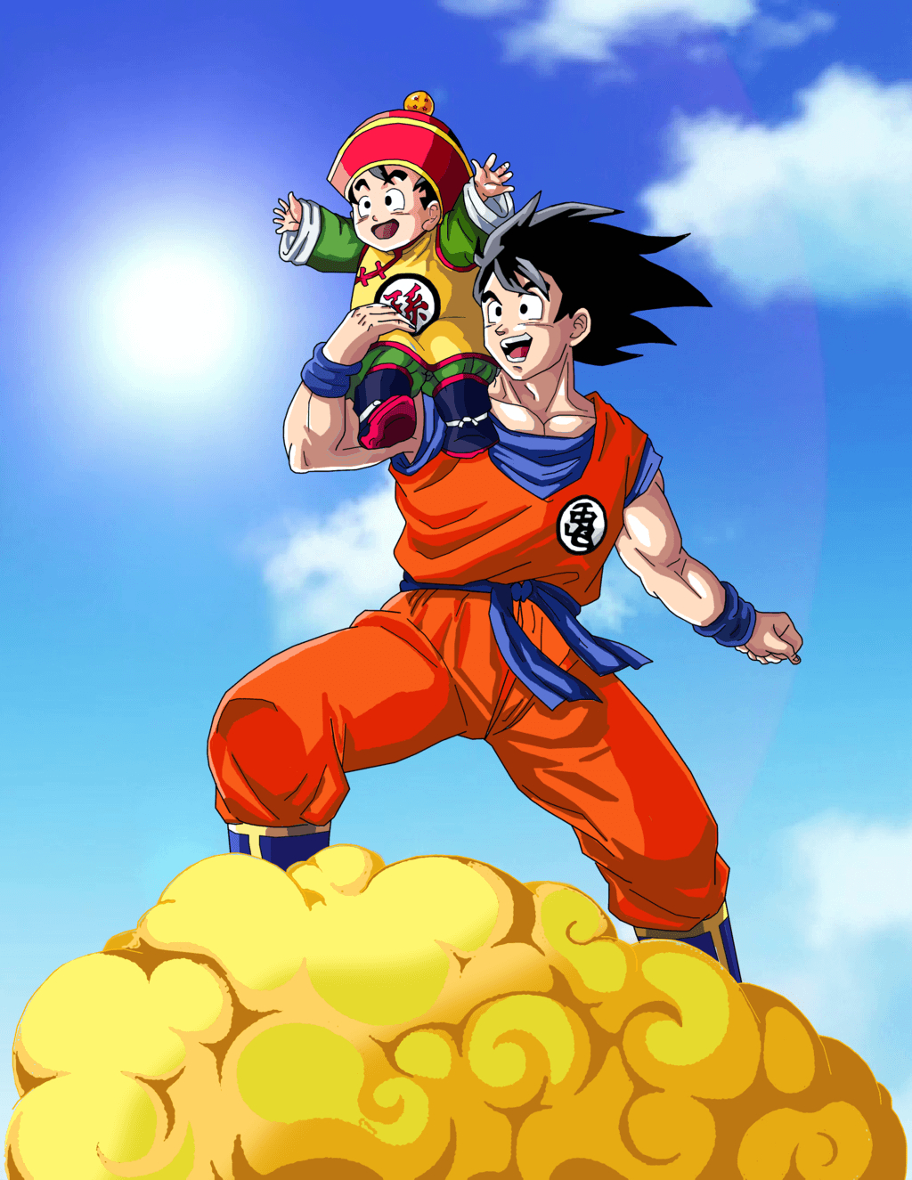 1030x1330 Goku and Gohan Wallpaper Phone Version, Phone