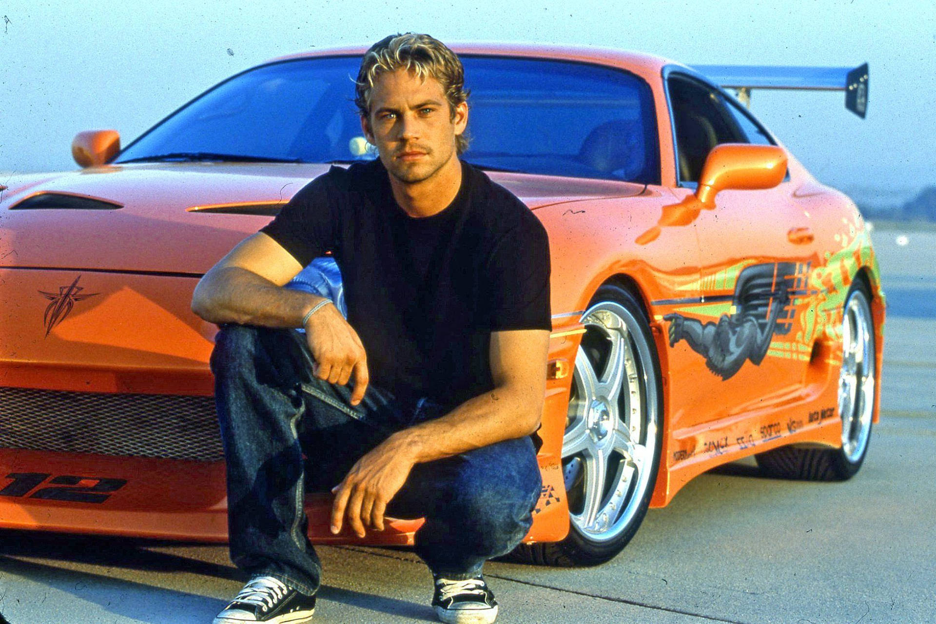 1920x1280 Download Paul Walker With His Beloved Car Wallpaper, Desktop