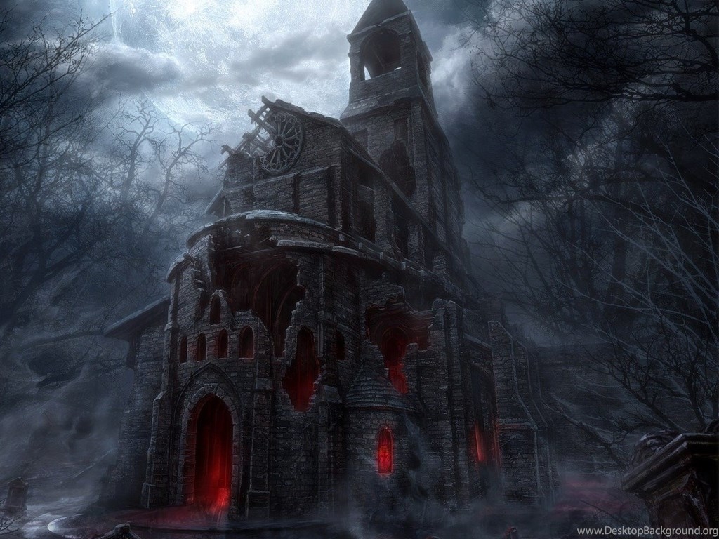 1030x770 Halloween Haunted House Picture Wallpaper HD Fine Desktop Background, Desktop