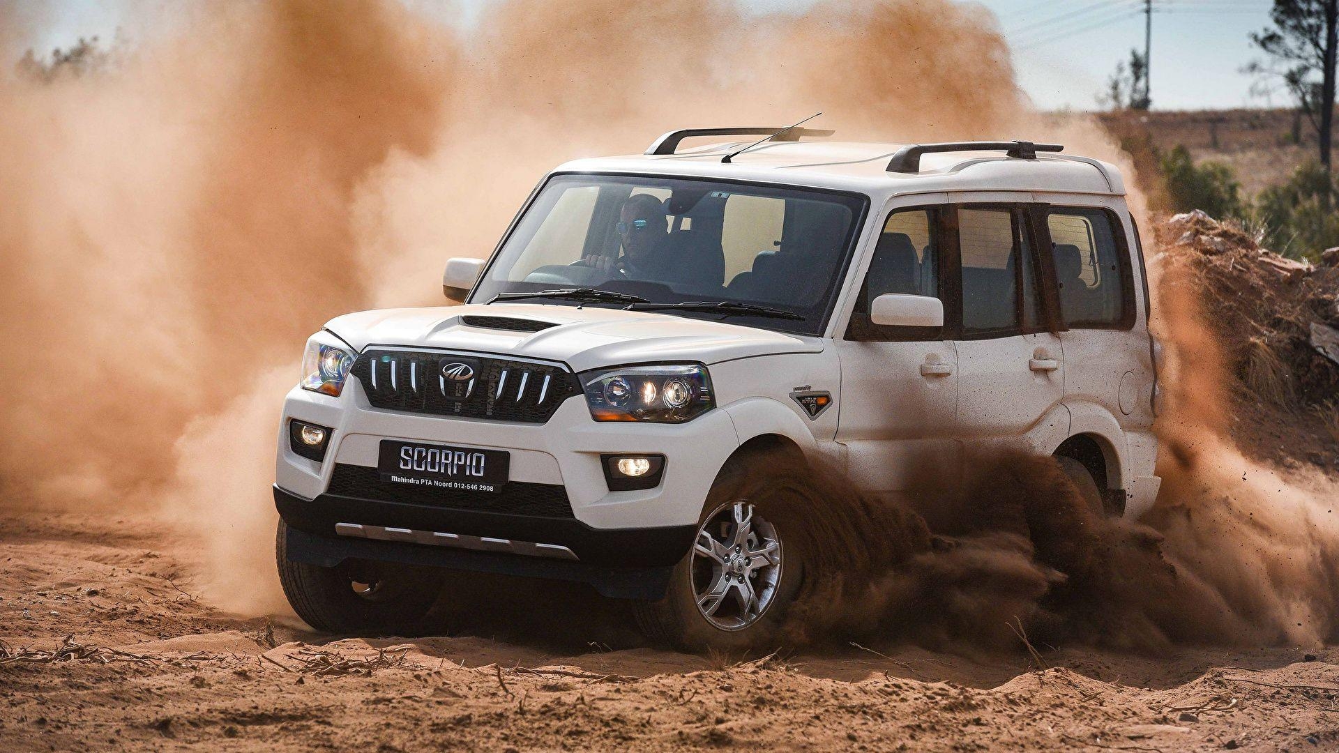 1920x1080 Picture 2016 Mahindra Scorpio White Sand automobile, Desktop