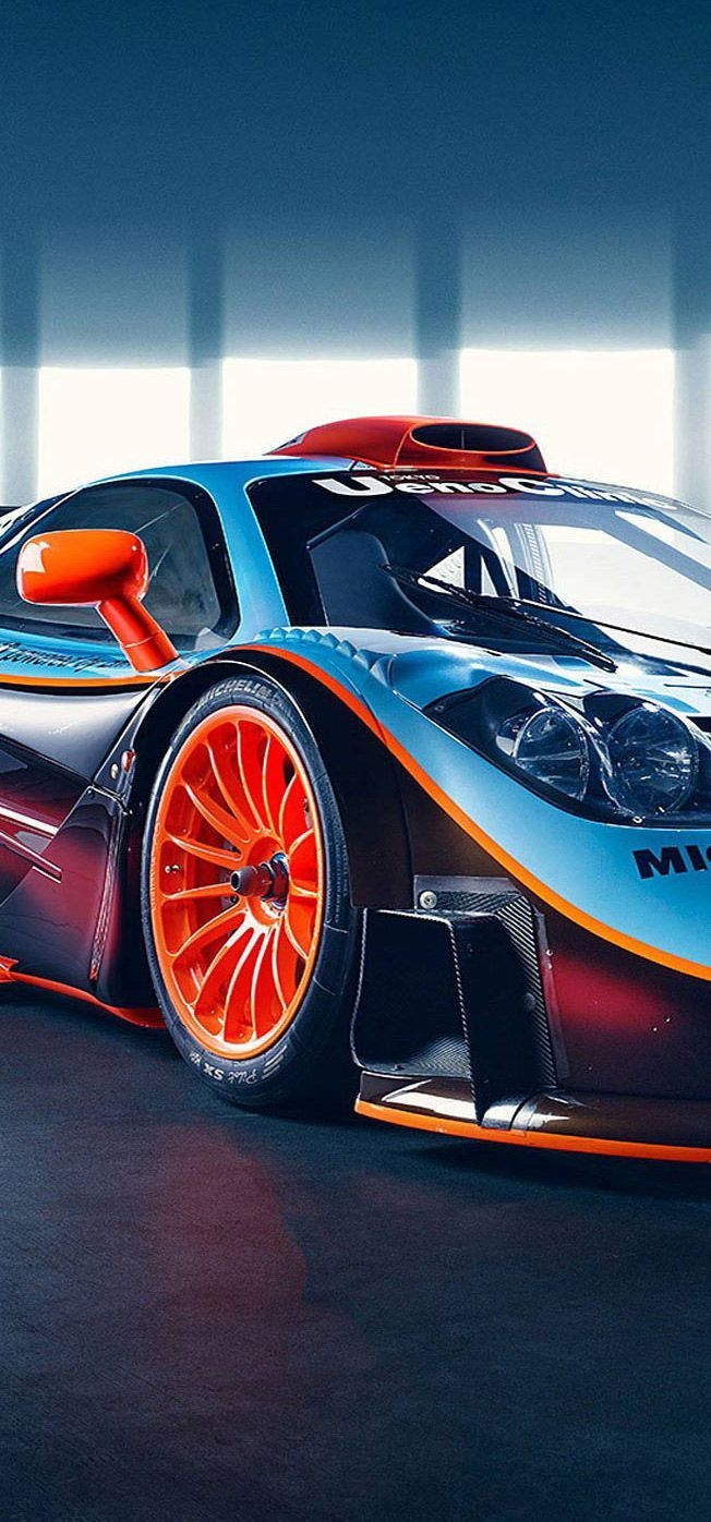 660x1400 Gulf Mclaren F1 Gtr HD Wallpaper, Phone