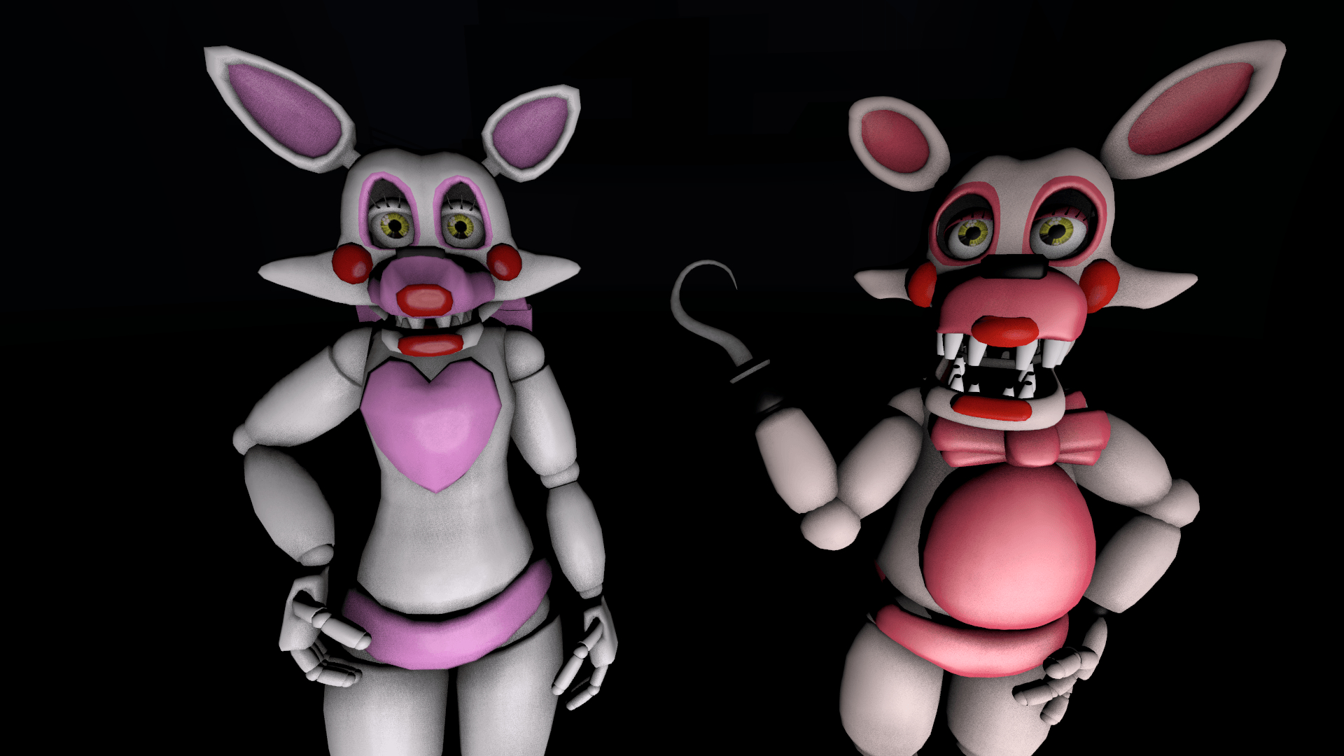 1920x1080 Old Mangle or New Mangle (Funtime Foxy)?, Desktop