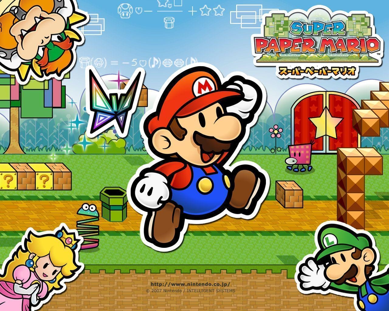 1280x1030 Super Paper Mario HD Wallpaper, Desktop