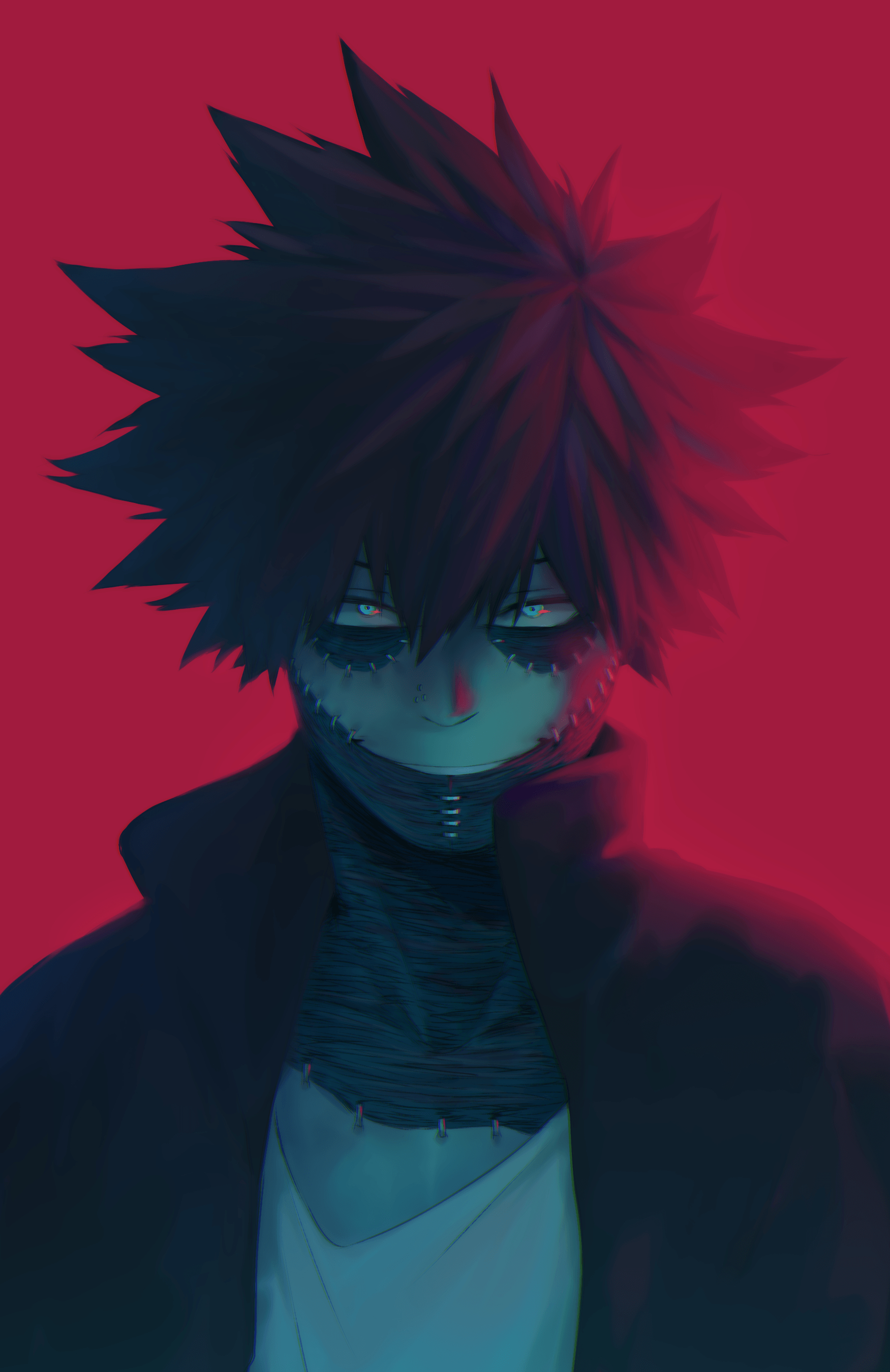 1760x2700 Dabi no Hero Academia Anime Image Board, Phone