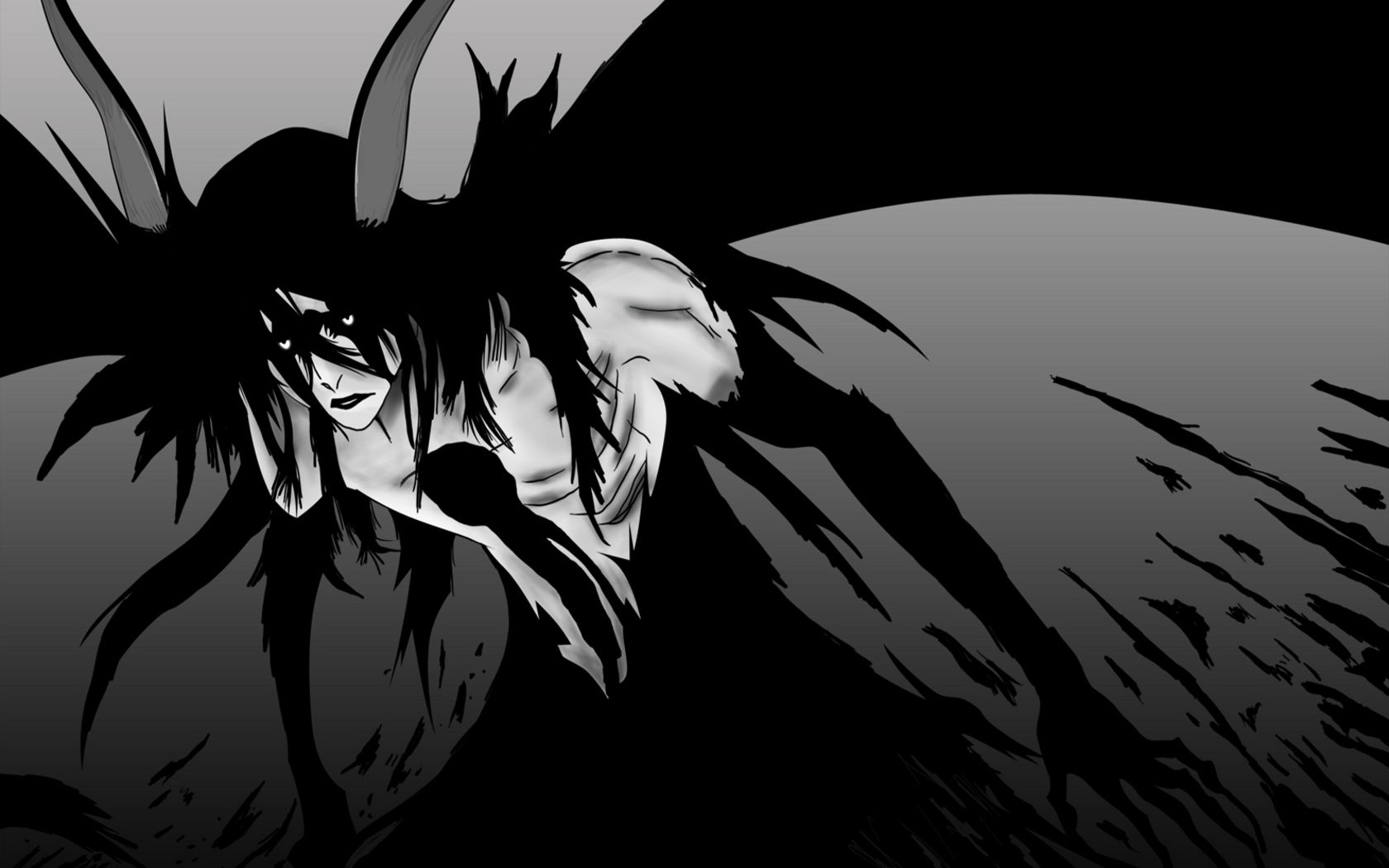 1680x1050 black and white bleach espada ulquiorra cifer  wallpaper, Desktop