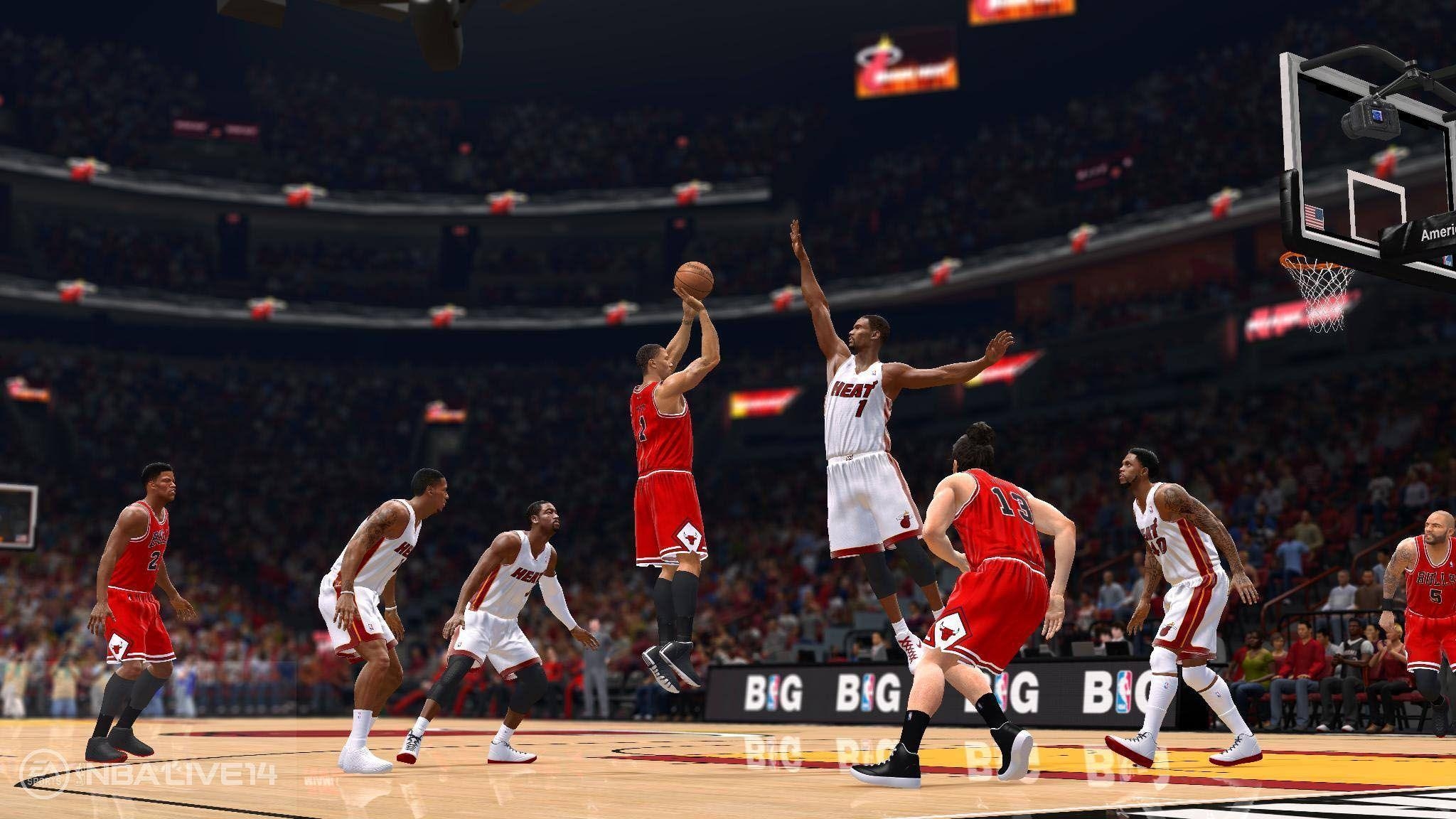 2050x1160 NBA 2K14 Shooting on WallpaperMade, Desktop