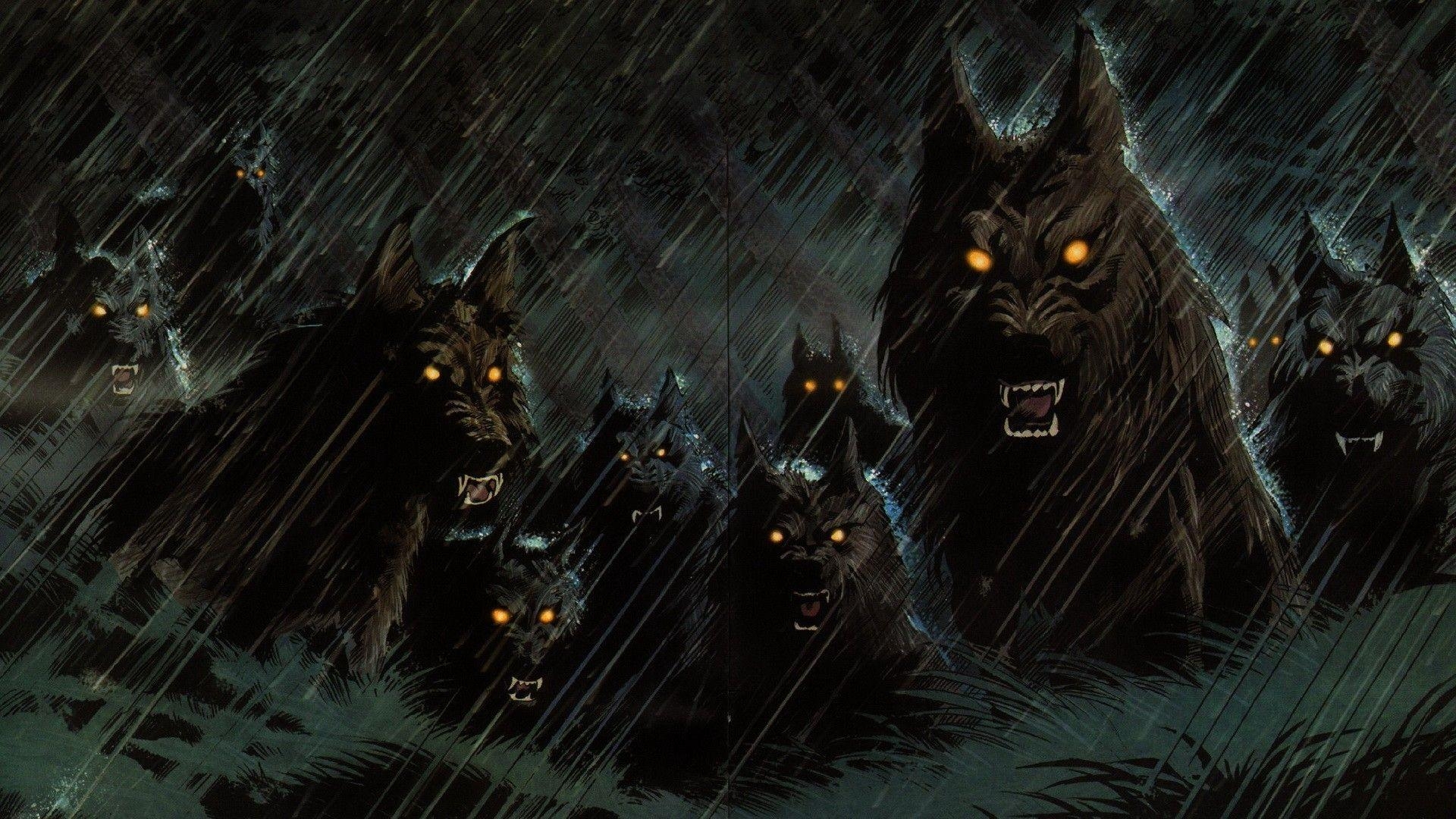 1920x1080 image of werewolves. Werewolf HD Wallpaper Background For Desktop, Desktop