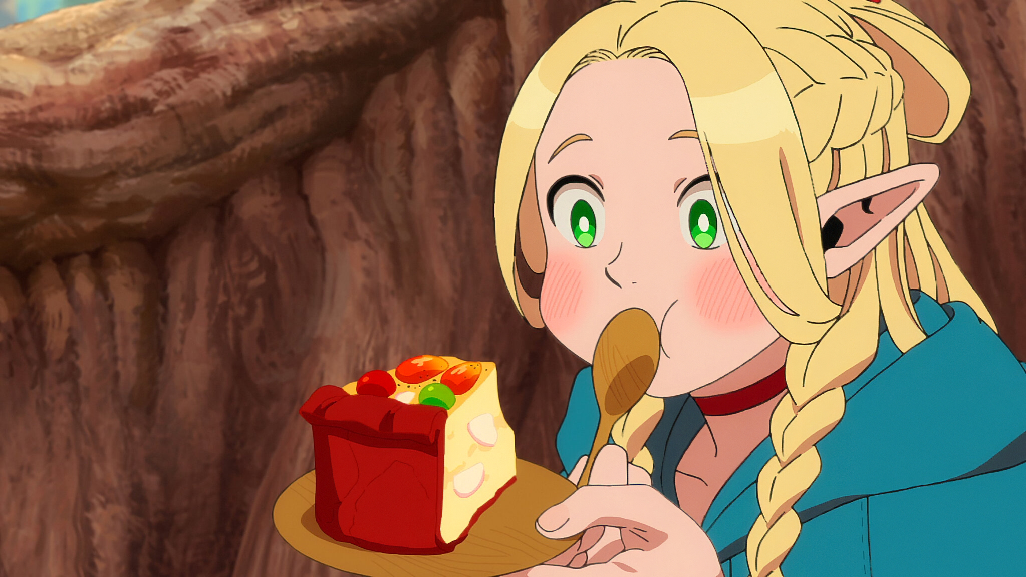 2050x1160 Anime Delicious in Dungeon Elf, Desktop