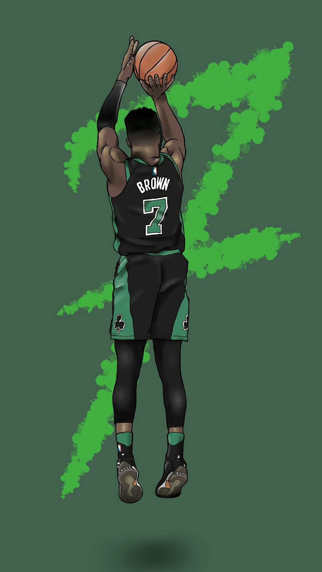 1080x1920 Jaylen Brown Phone Wallpaper, Phone