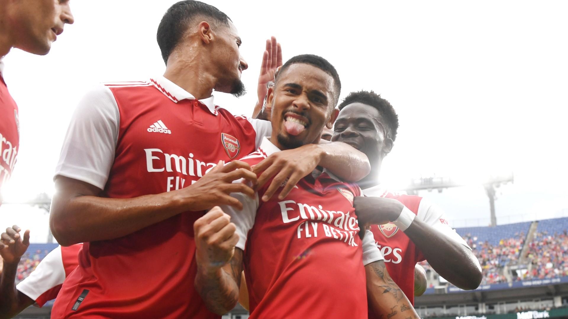 1920x1080 Arsenal Vs. Leicester City Result, Score: Gabriel Jesus Gets Two Goals, Two Assists In Dominant 4 2 Gunners Win. Sporting News United Kingdom, Desktop