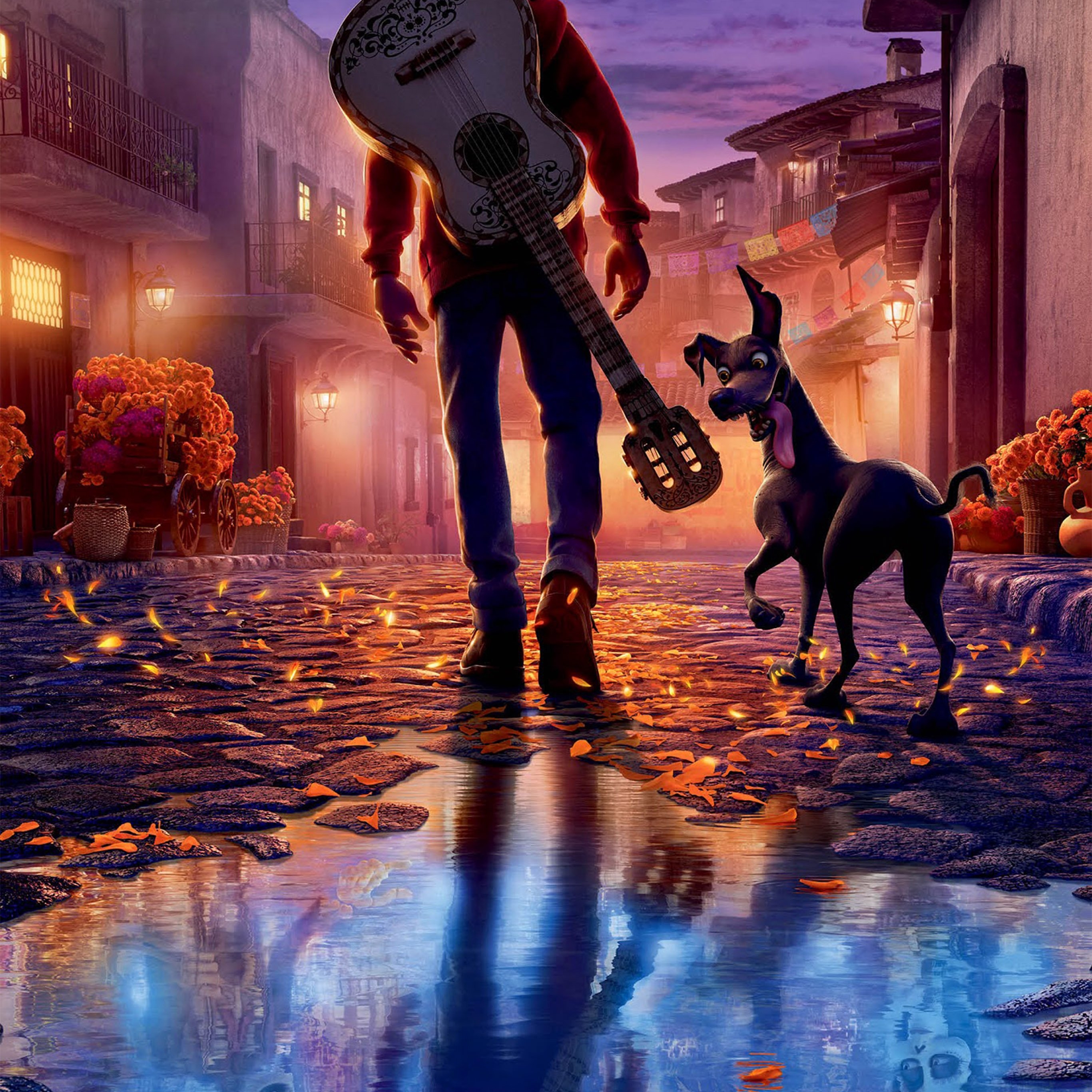 2740x2740 Disney Pixar Coco Filme Anime Art Illustration Wallpaper, Phone