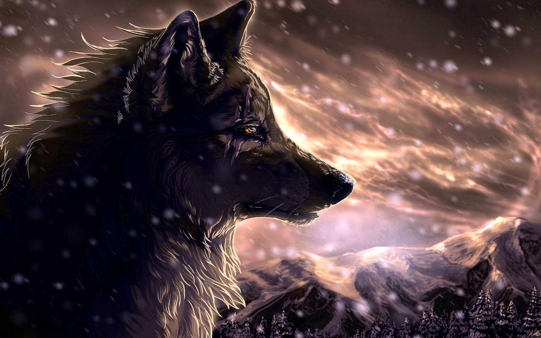 1890x1180 Epic Wolf Wallpaper, Desktop