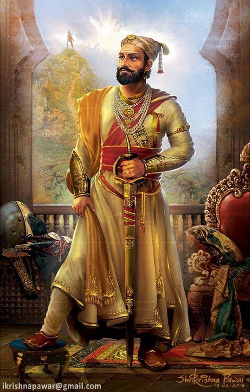 870x1350 Shivaji Maharaj. Shivaji maharaj HD wallpaper, Phone