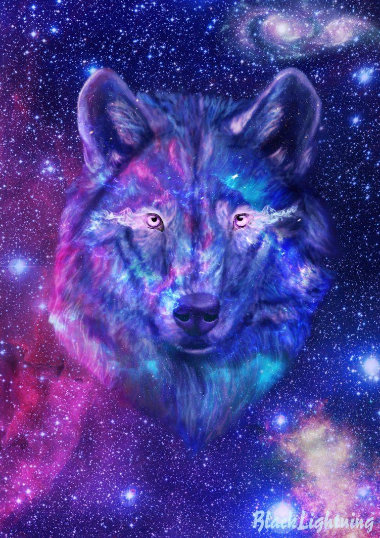 760x1070 Galaxy Wolf. Galaxy wolf, Wolf wallpaper, Anime wolf girl, Phone