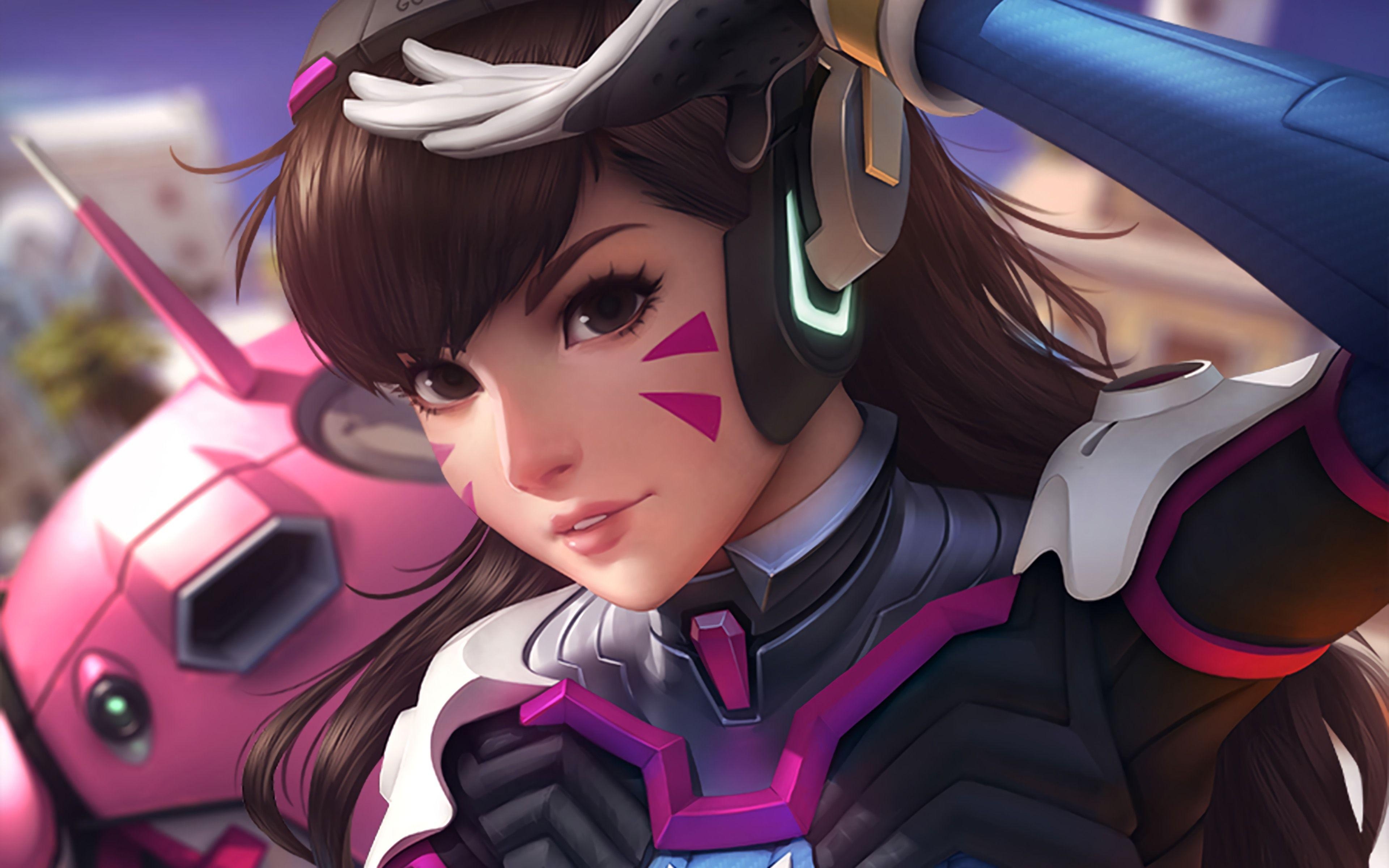 3840x2400 Overwatch D Va Wallpaper, Desktop