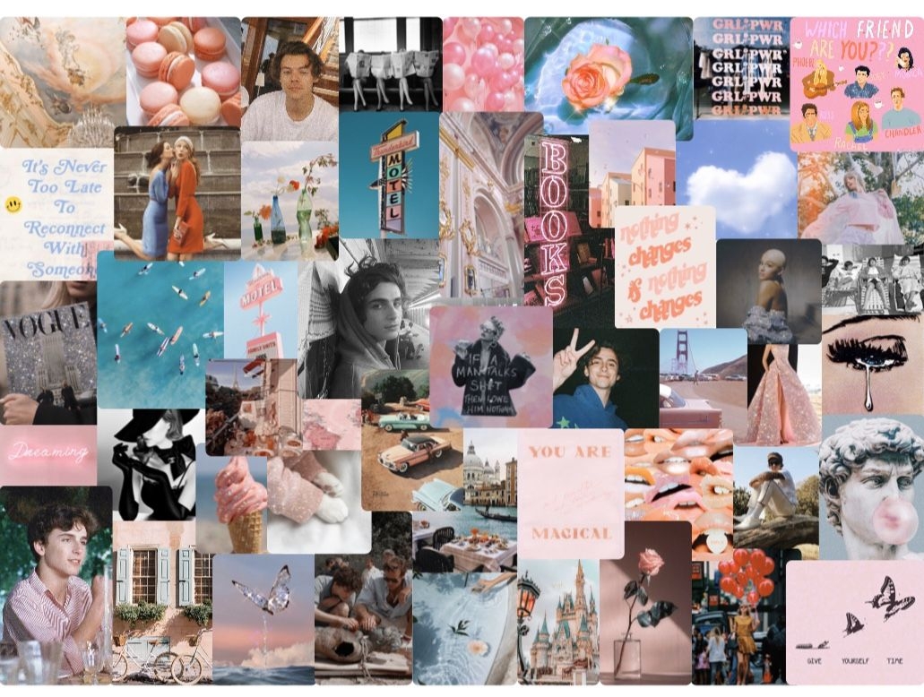 1040x780 Collage Wallpaper. Gossip girl aesthetic wallpaper, Aesthetic collage, Wallpaper, Desktop