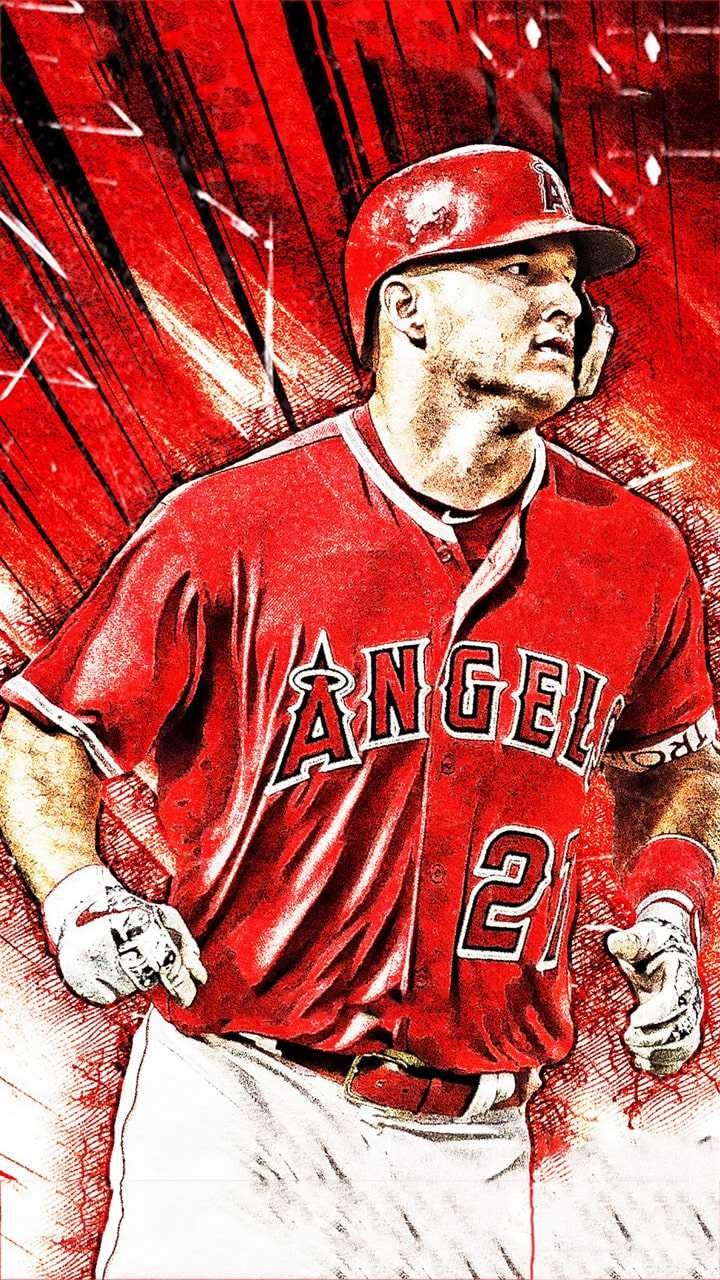 720x1280 iPhone Mike Trout Wallpaper, Phone