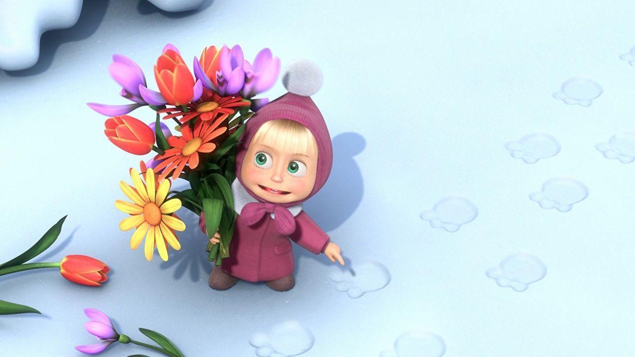 1280x720 Masha and the Bear wallpaper picture download, Desktop