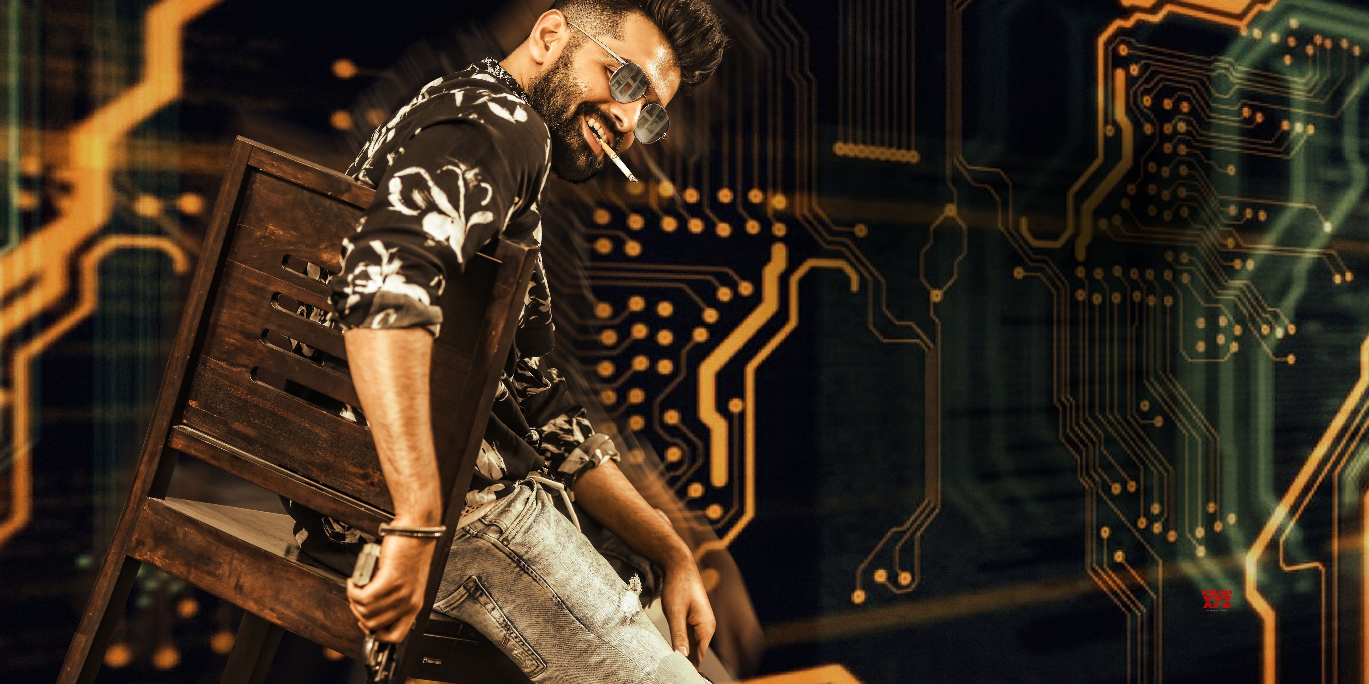 4500x2250 ISMART SHANKAR Movie First Look HD Posters & Stills. New hindi movie, Dual Screen