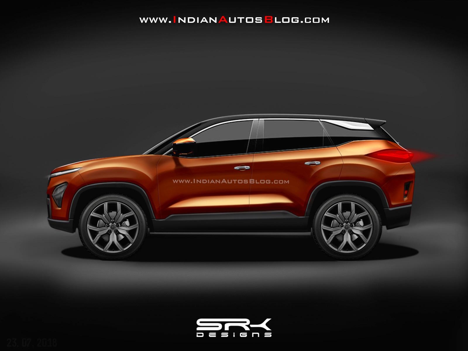 1600x1200 Tata Harrier (Tata H5X) side view, Desktop