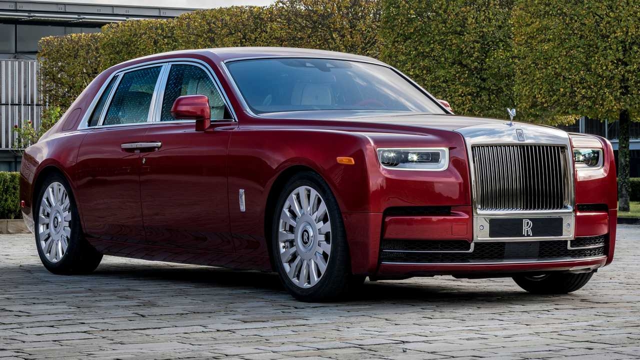 1280x720 Rolls Royce Red Phantom Has Tiny Crystal Particles In Its Paint, Desktop