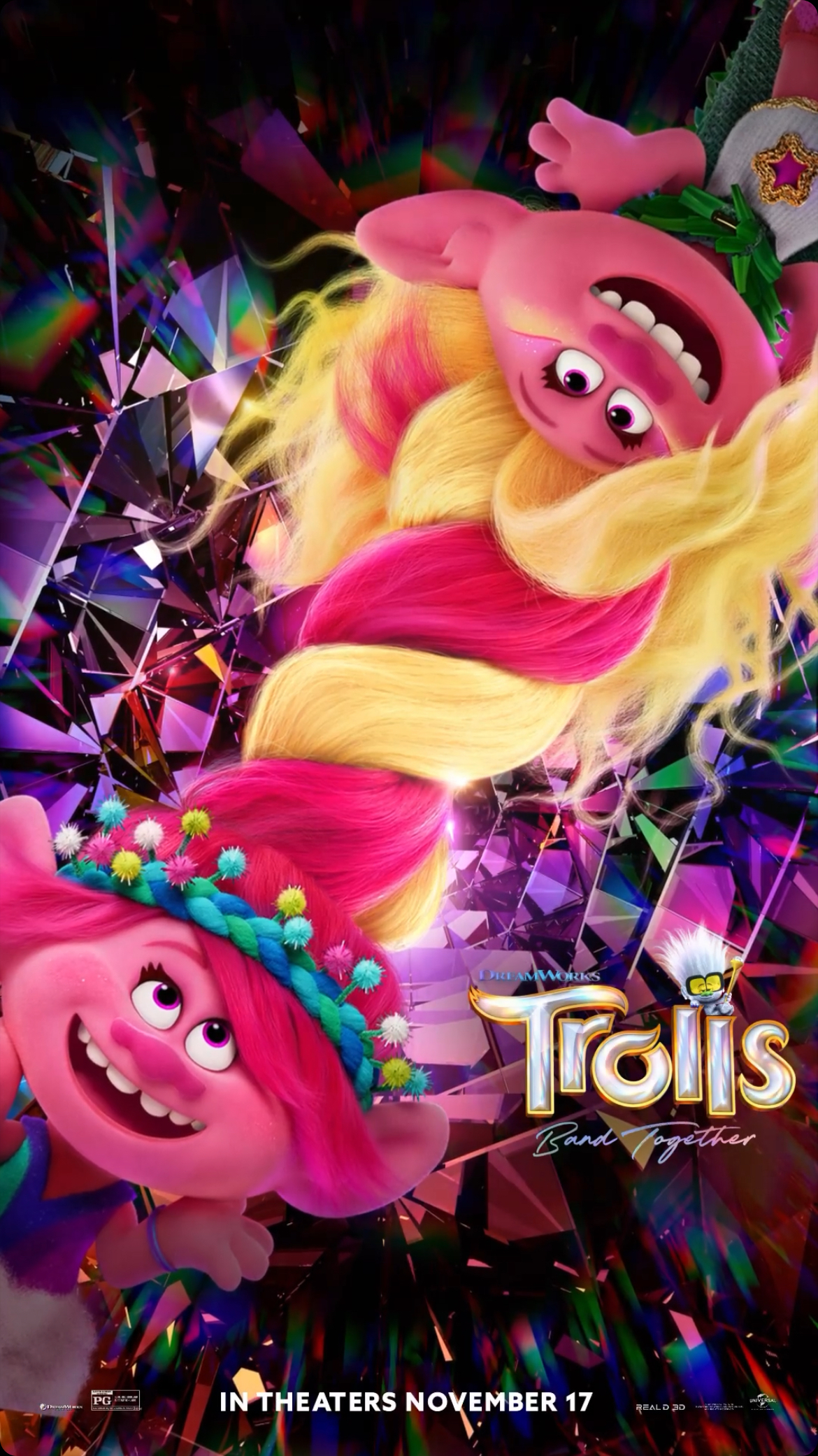 1170x2090 Trolls Band Together, Phone