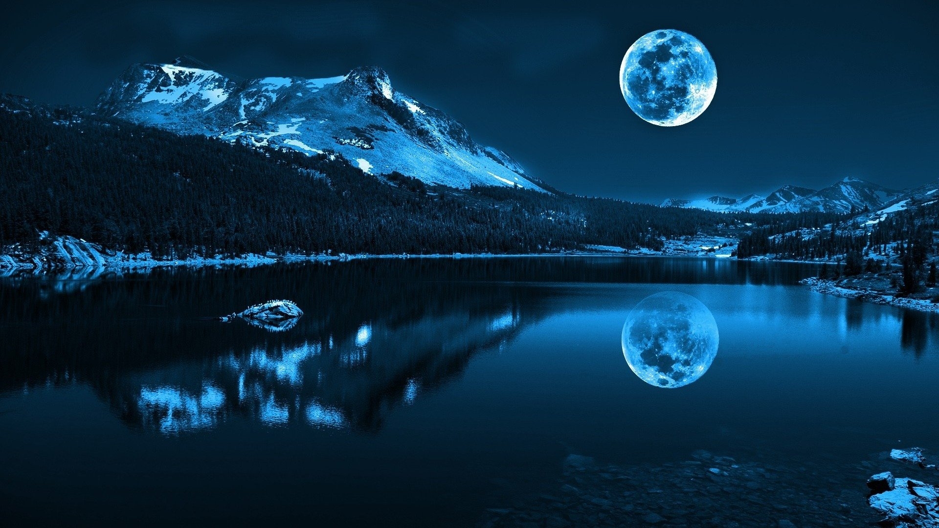 1920x1080 Full HD Moon Wallpaper, Desktop