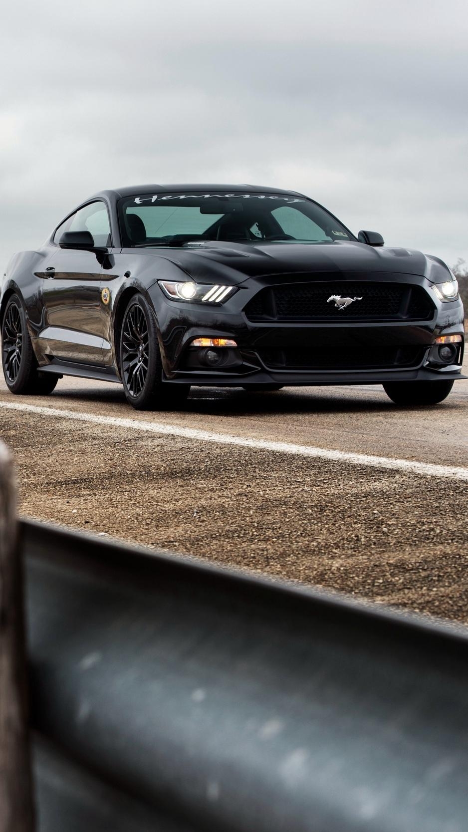 940x1670 Wallpaper Ford, Mustang, Gt, Hpe Hennessey X, Phone