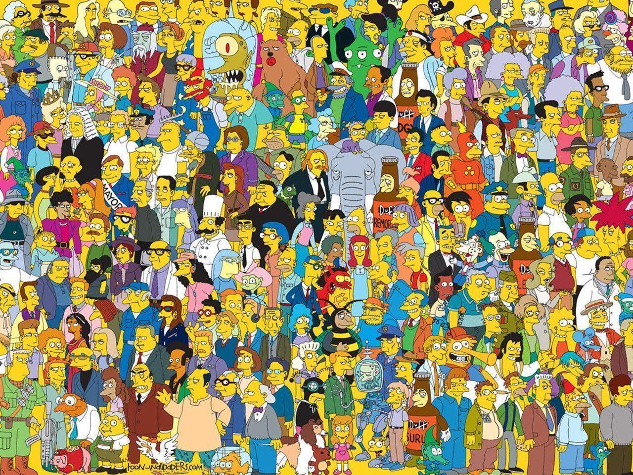 1280x960 Simpsons Characters Picture 1920×1200 Wallpaper HD, Desktop