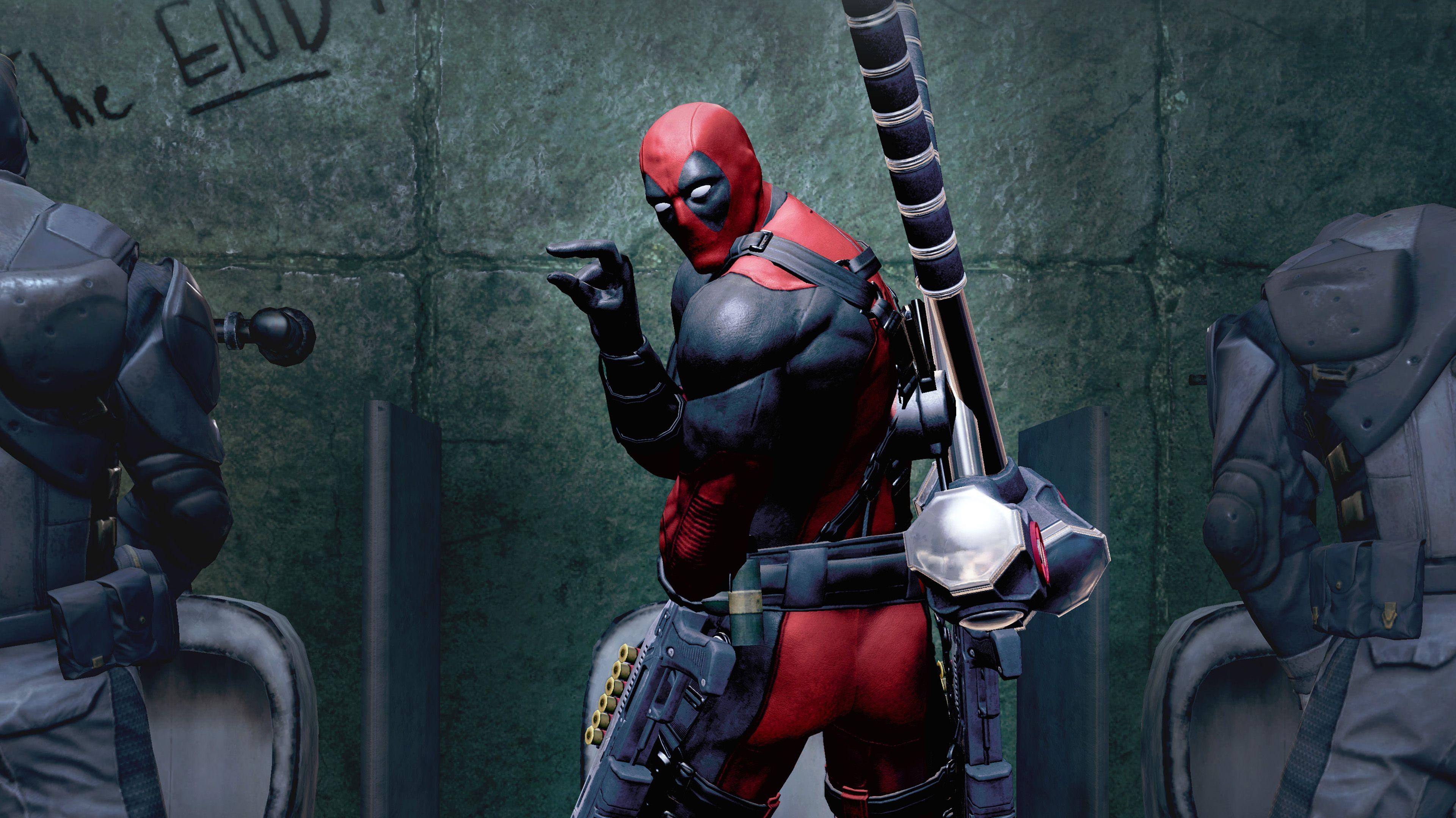 3840x2160 Deadpool Superhero Art Pee Marvel, Desktop