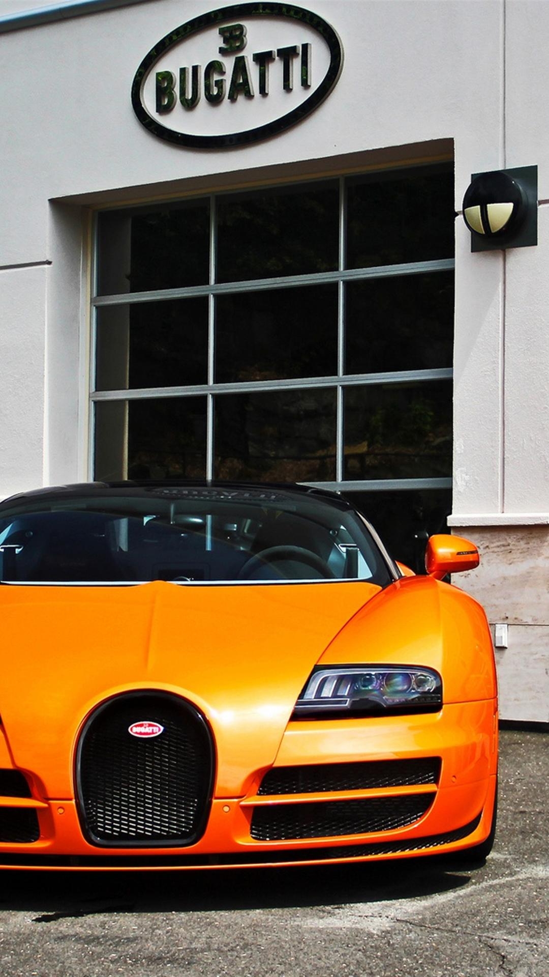 1080x1920 Bugatti Veyron Grand Sport Vitesse iPhone 6 Plus Wallpaper Veyron Orange Car, Phone