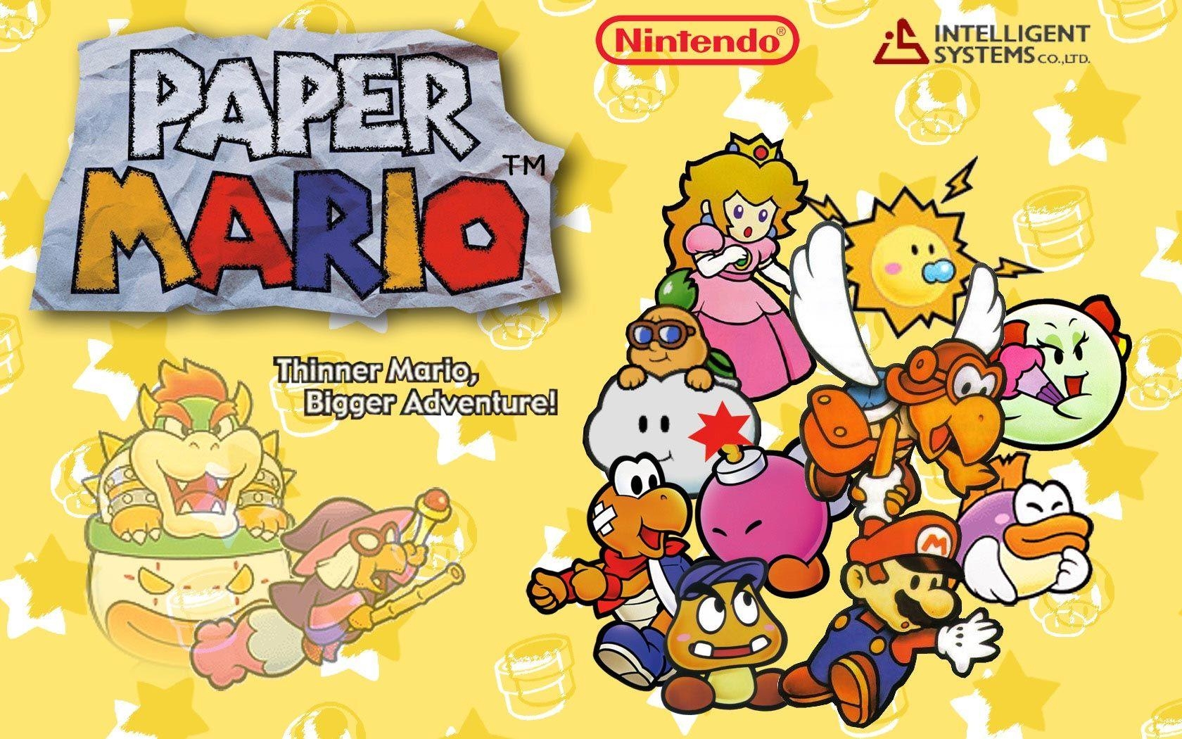 1680x1050 Paper Mario N64 Wallpaper <b>paper mario wallpaper</b, Desktop