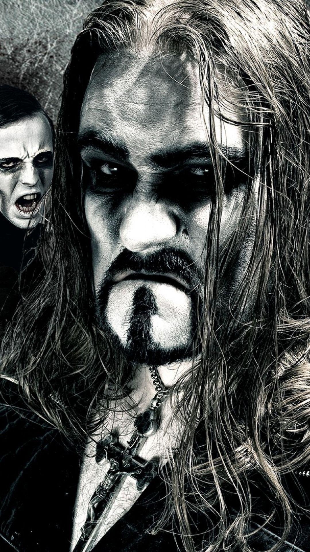 1080x1920 Download Wallpaper  Powerwolf, Band, Faces, Hair, Makeup, Phone