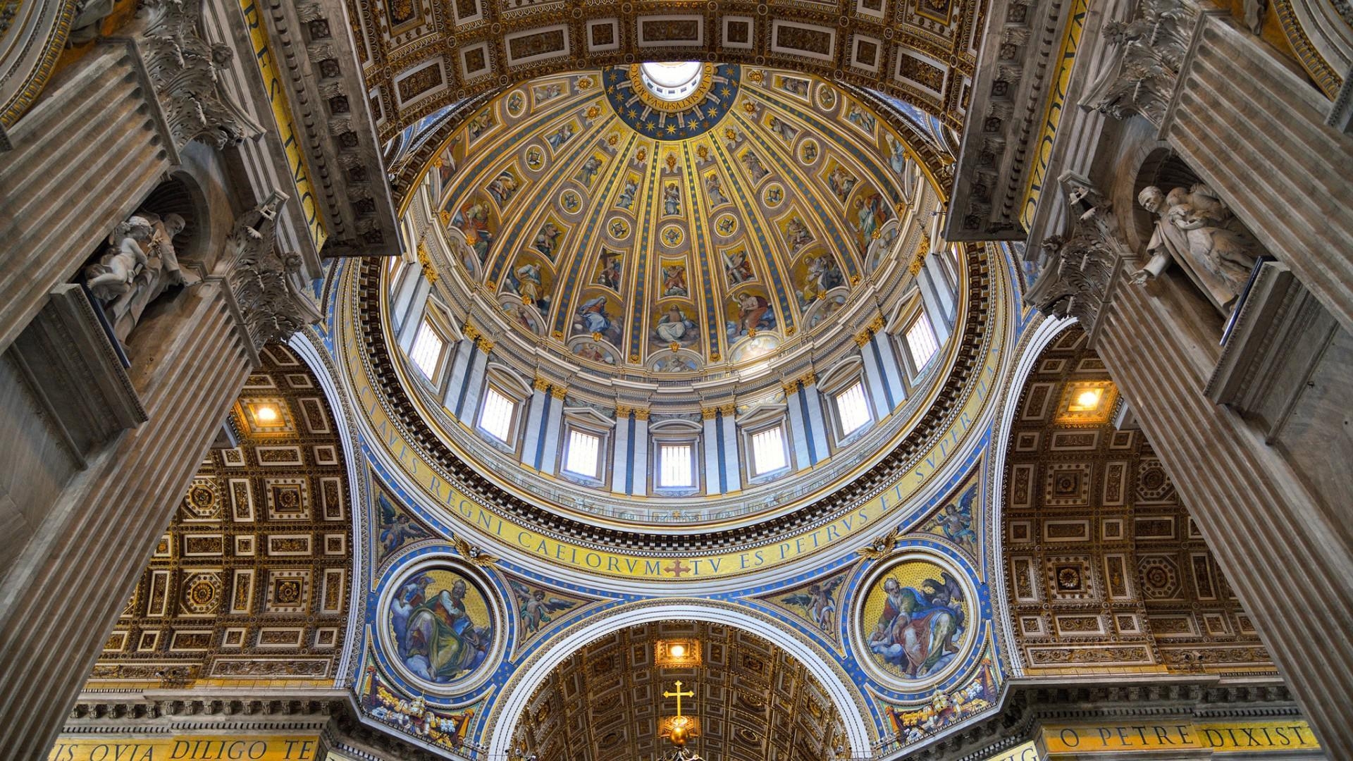 1920x1080 wallpaper St. Peter's Basilica, the Vatican, the dome picture, Desktop