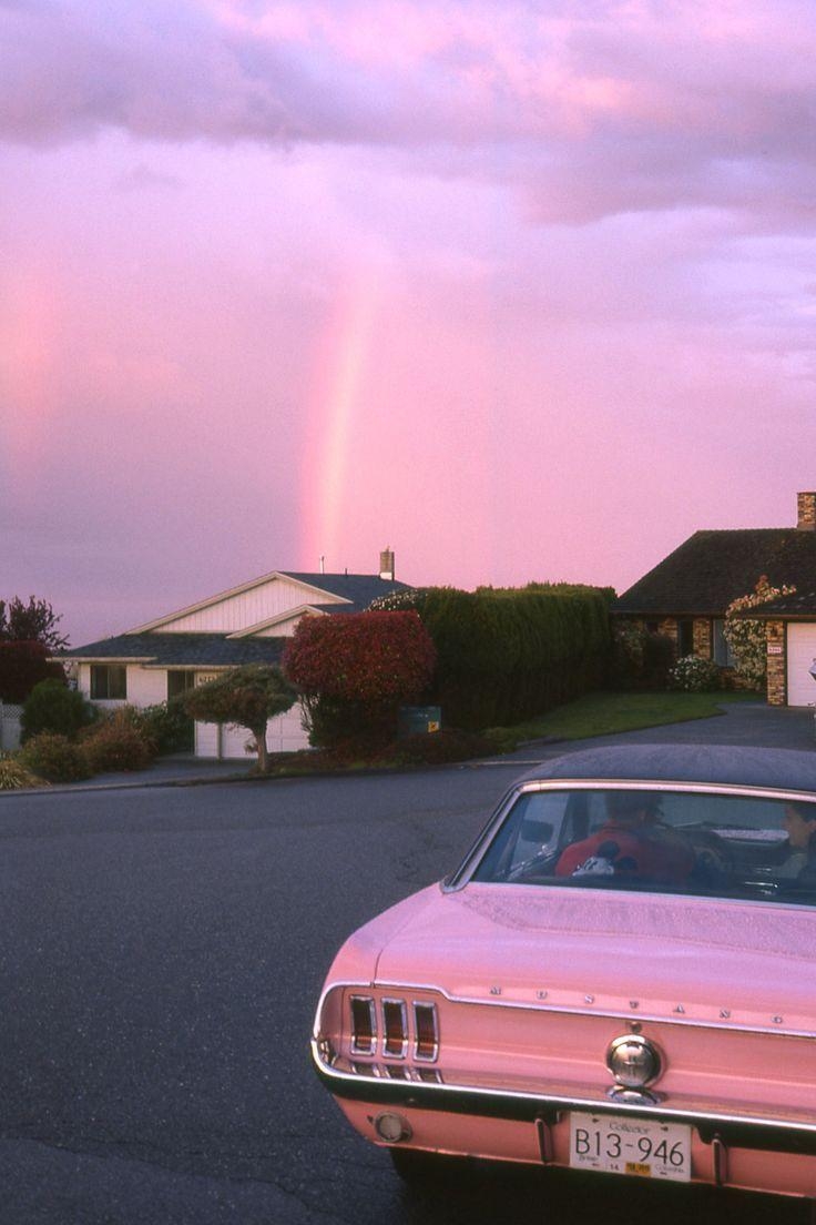 740x1110 Vintage car and a pink sunset, what's better?. Pink aesthetic, Phone