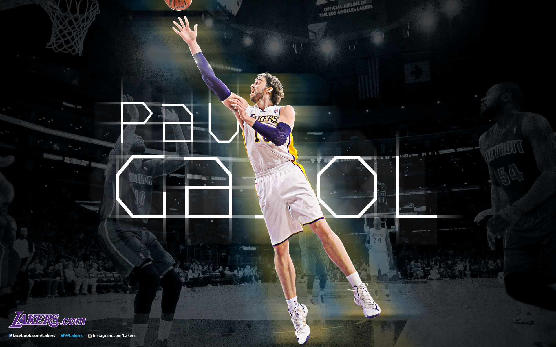 1920x1200 2013 14 Profile: Pau Gasol. Los Angeles Lakers, Desktop