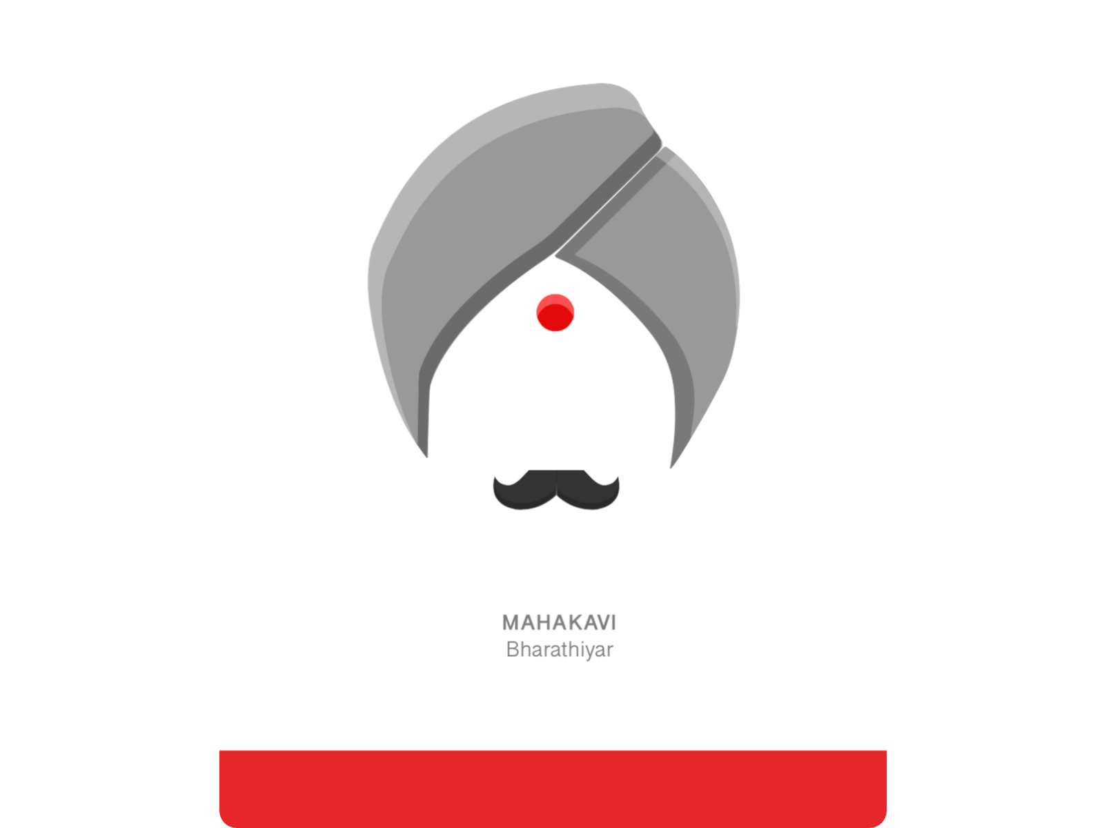 1600x1200 Mahakavi Bharathiyar Illustration, Desktop