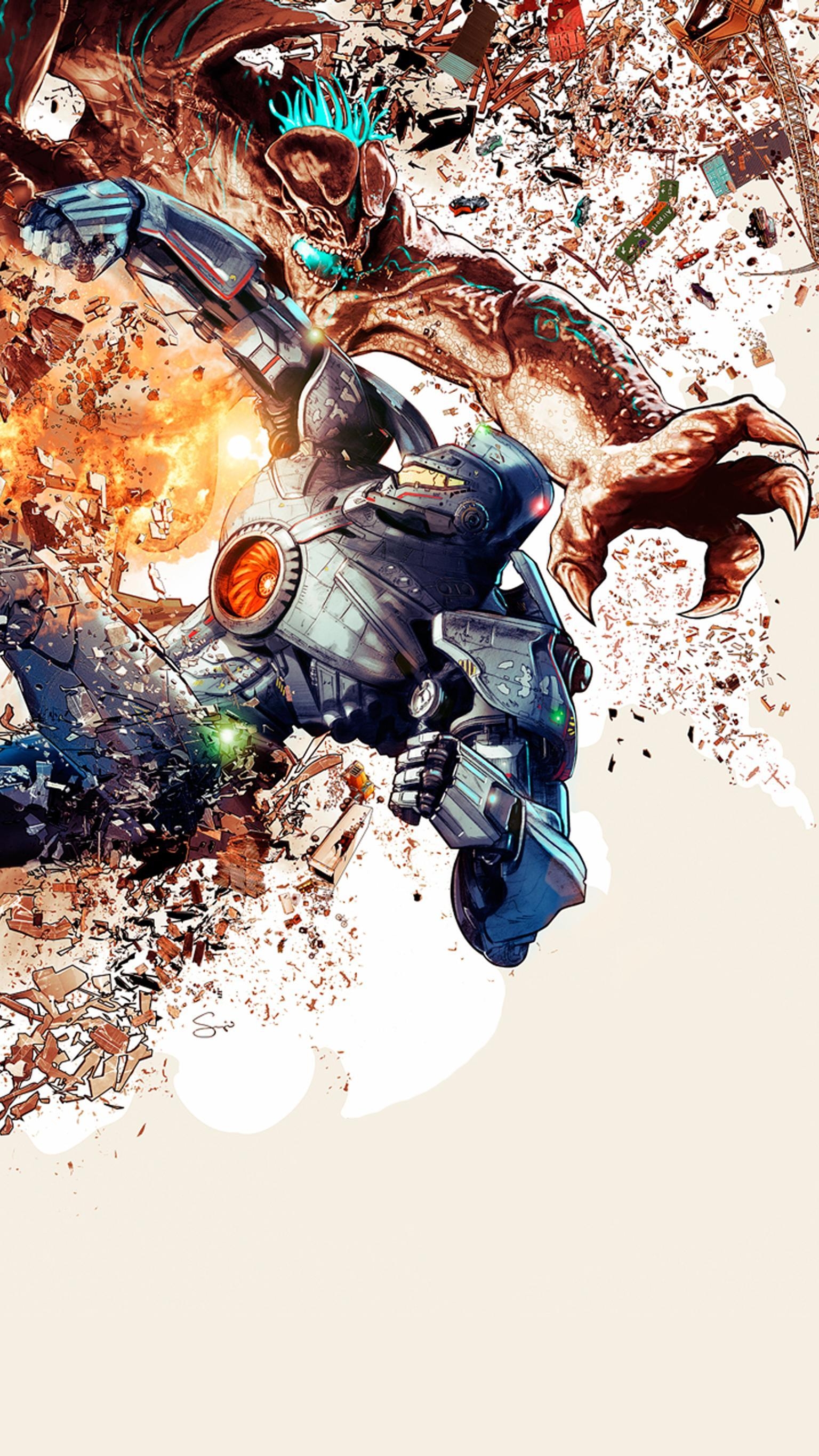 1540x2740 Pacific Rim (2013) Phone Wallpaper, Phone