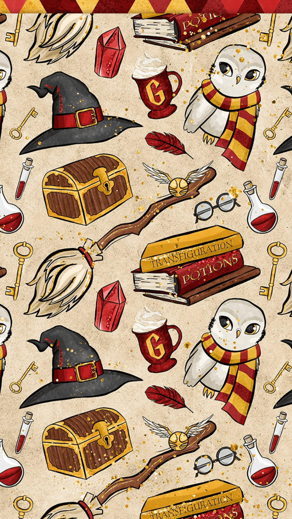 1250x2210 Cute Harry Potter Characters Wallpaper iPhone, Phone