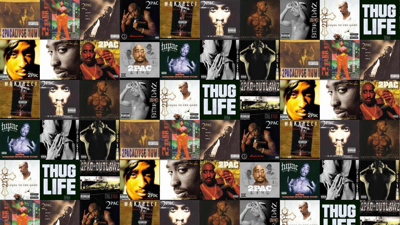 1370x770 Tupac Thug Life Wallpaper, Desktop