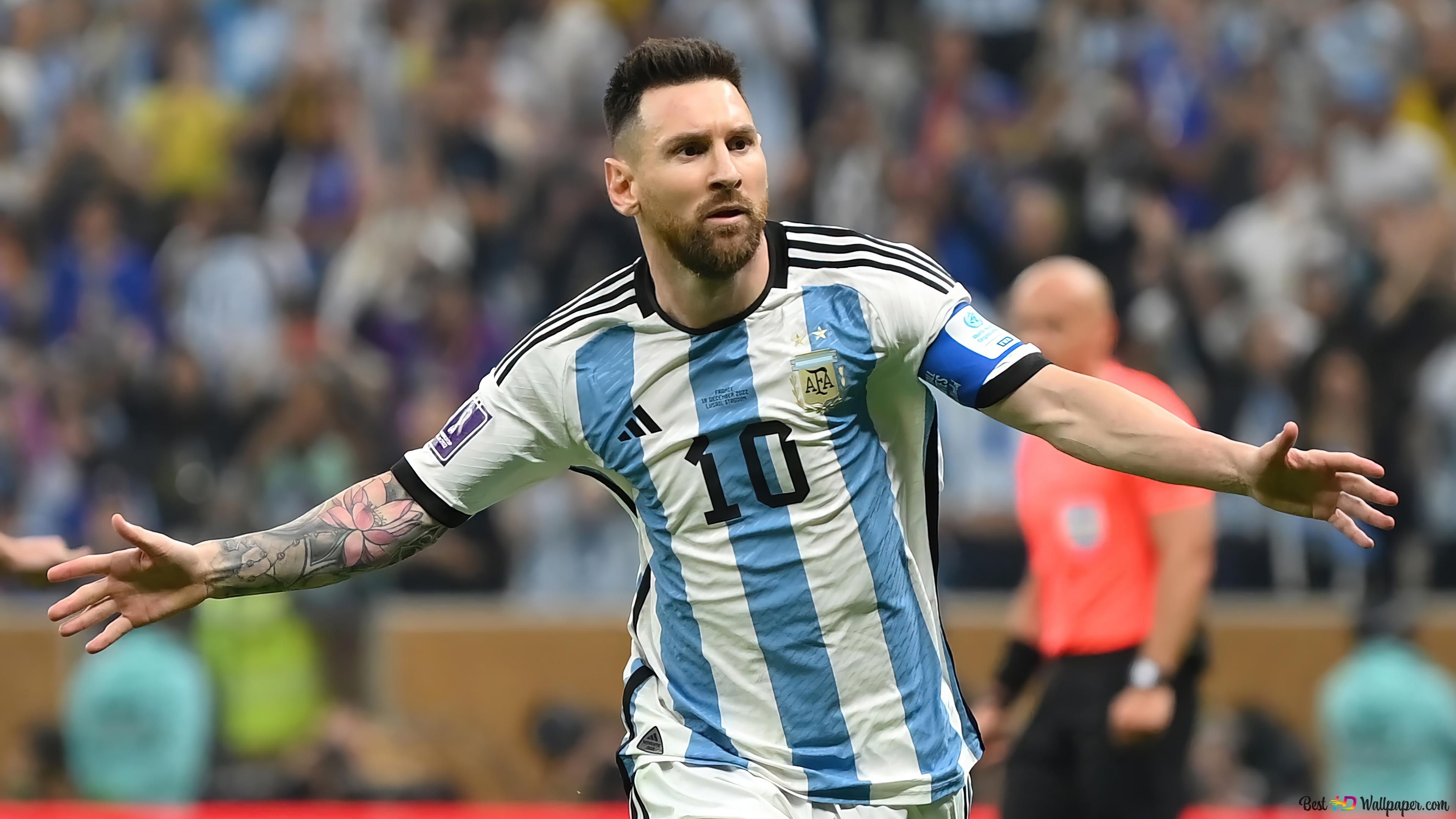 3840x2160 Fifa 2022 World Cup Lionel Messi 4K wallpaper download, Desktop