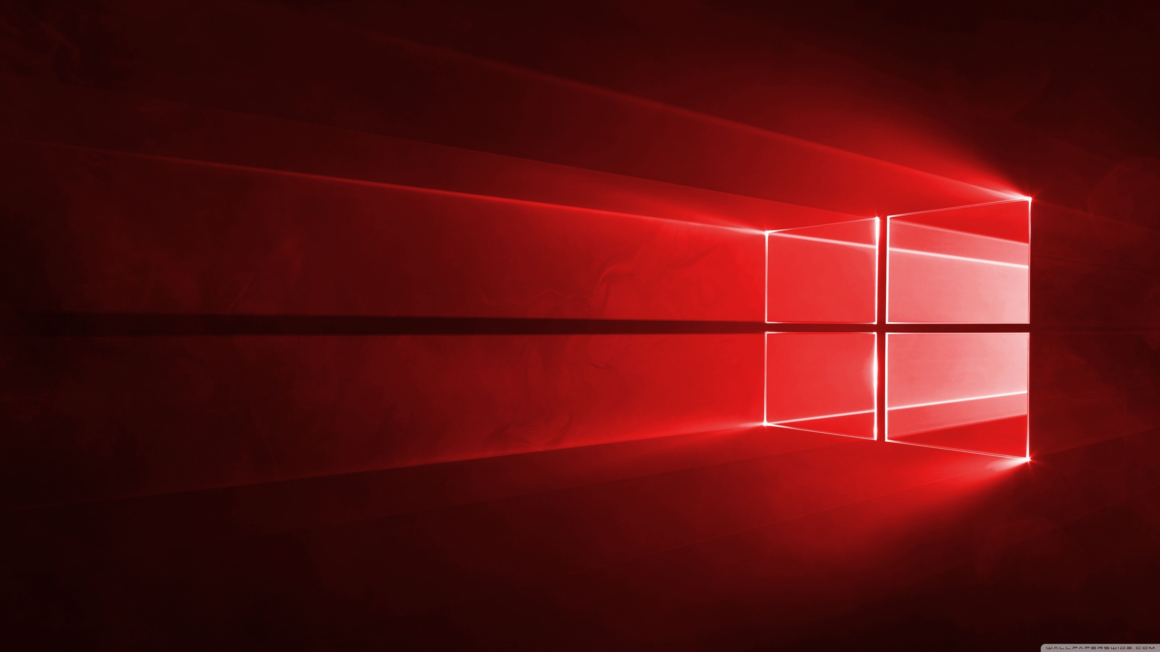 3840x2160 Red Windows Wallpaper Free Red Windows Background, Desktop