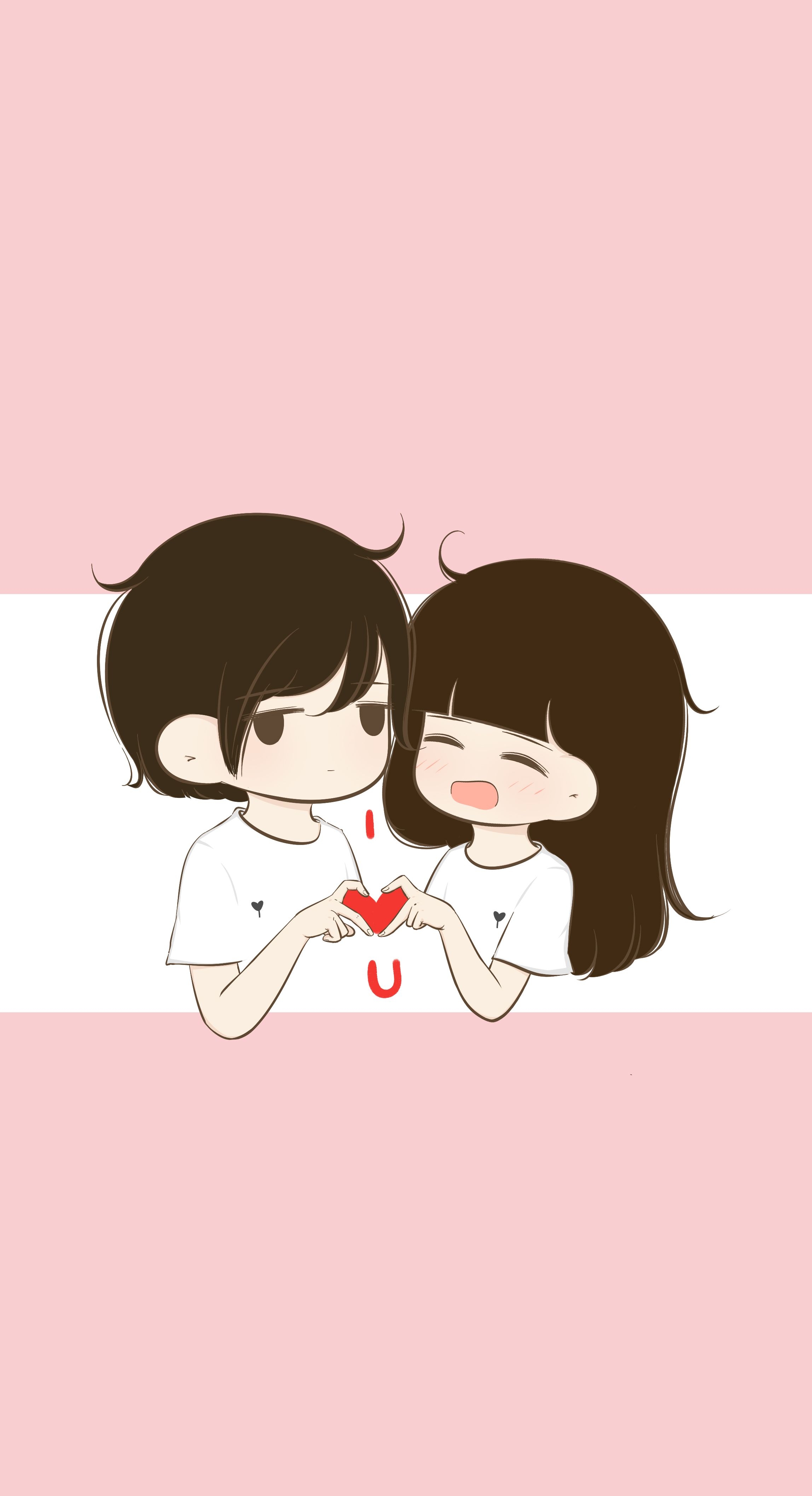 2300x4230 Cute couple cartoon.com, Phone