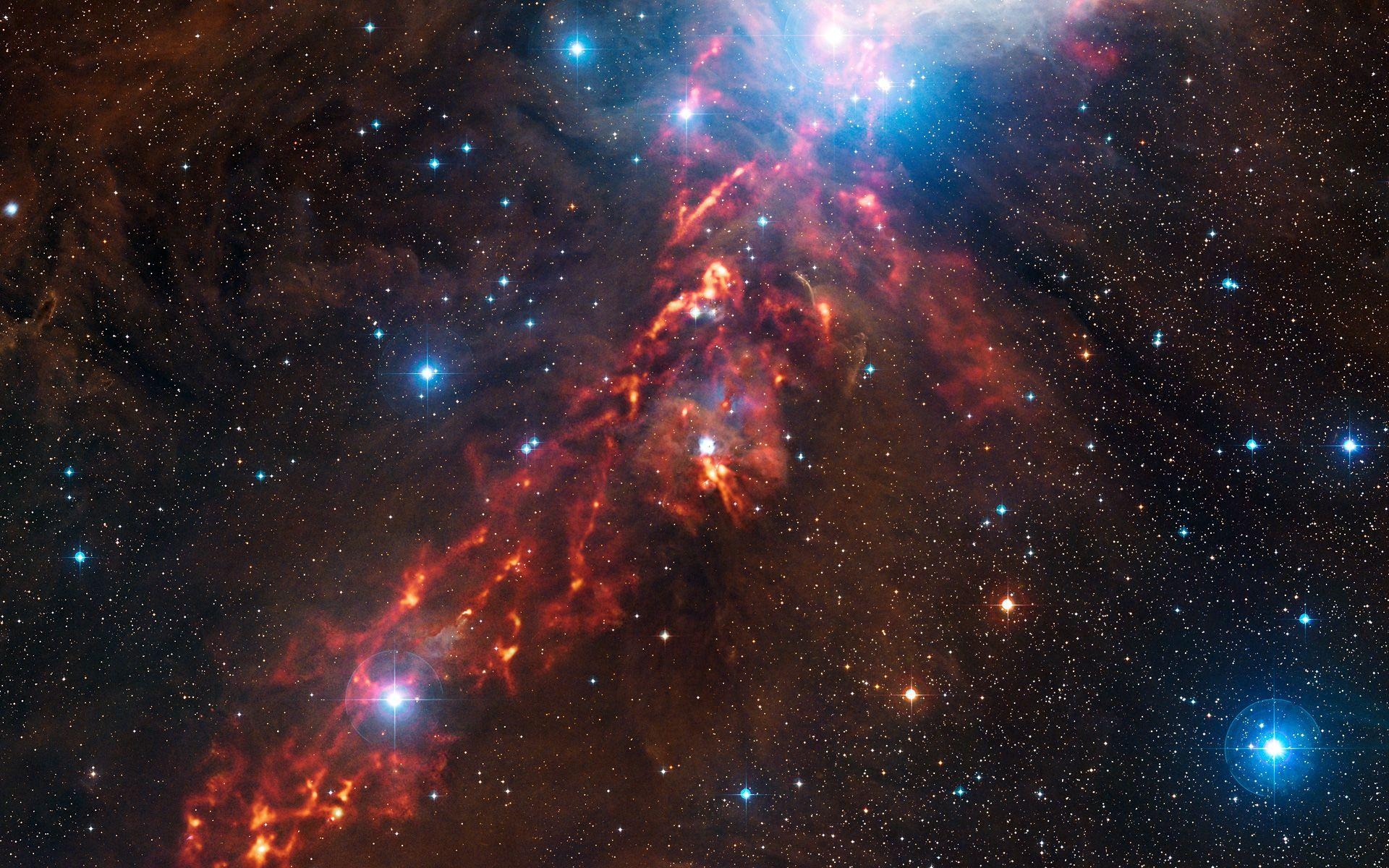 1920x1200 An APEX view of star formation in the Orion Nebula (wallpaper), Desktop