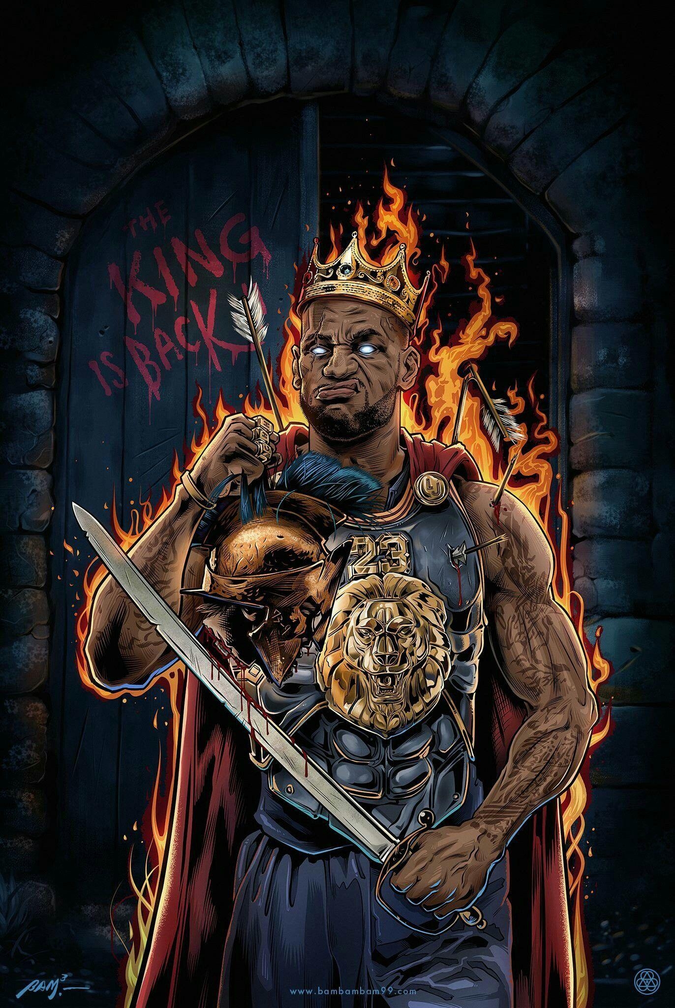 1380x2050 The King is back. Lebron james wallpaper, Basketball art, Nba, Phone