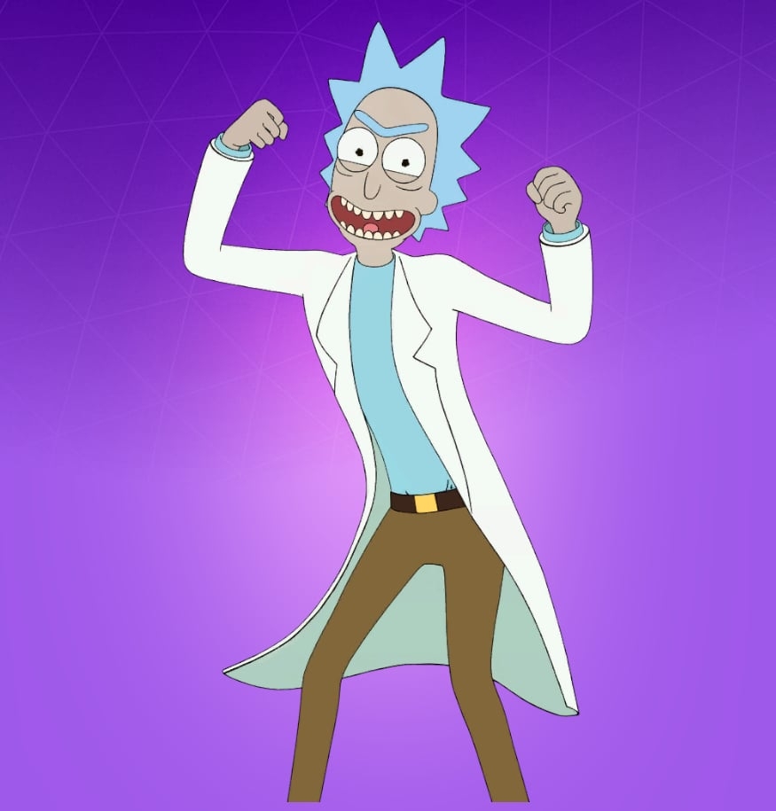 880x920 Rick Sanchez Fortnite wallpaper, Phone