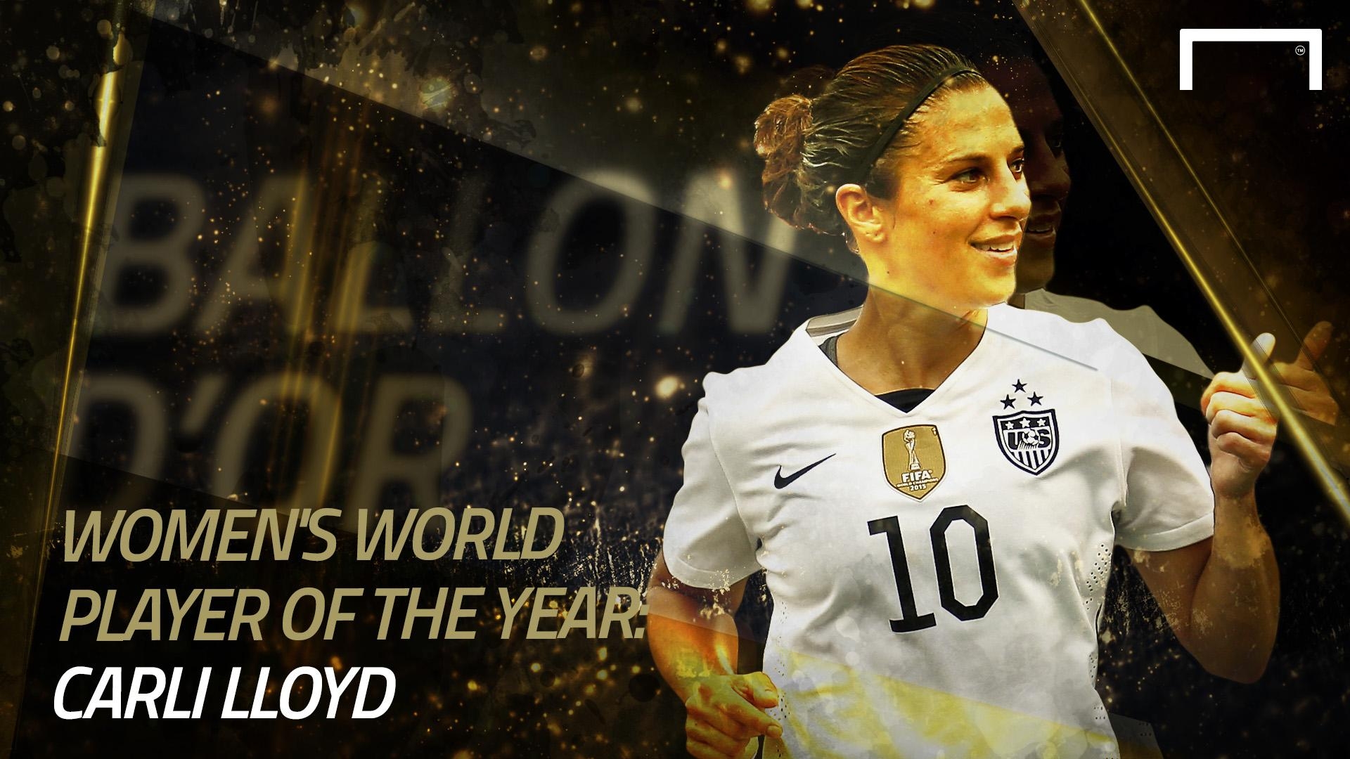 1920x1080 Carli Lloyd named FIFA Women's World Player of the Year, Desktop