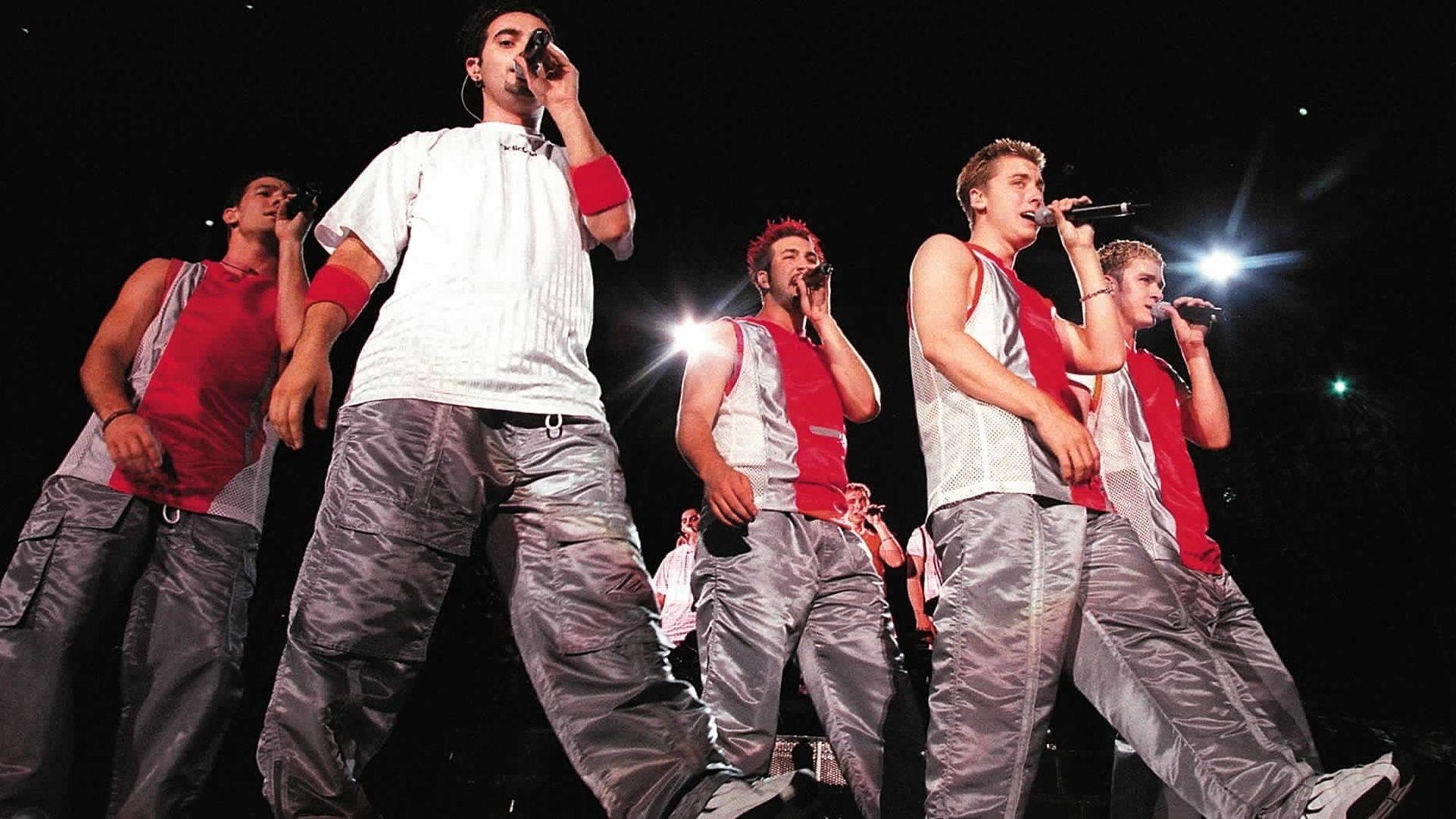 1920x1080 Download wallpaper  nsync, band, pants, light, microphones, Desktop