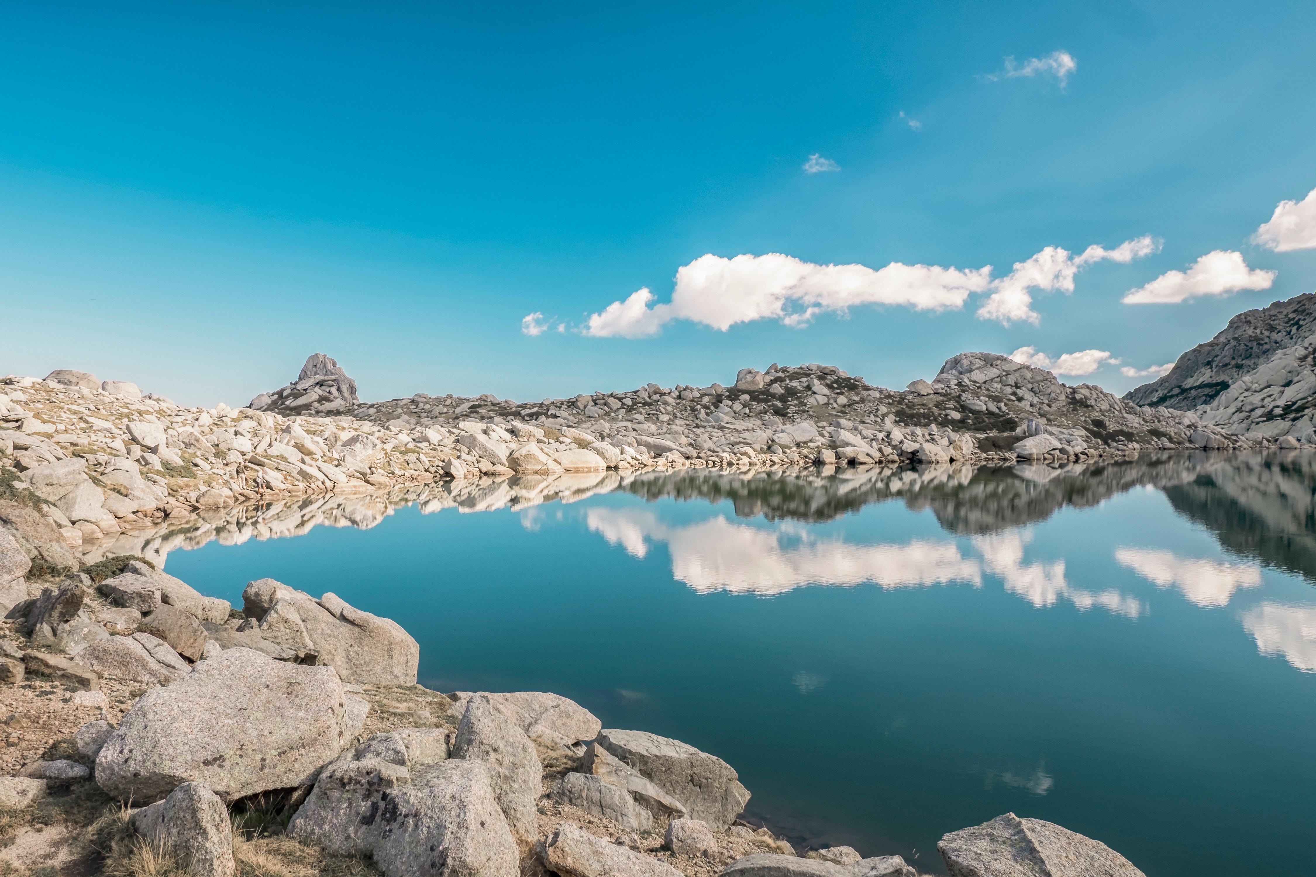 4500x3000  #cloud, #lake, #sky, #reflection, #corsica, Desktop